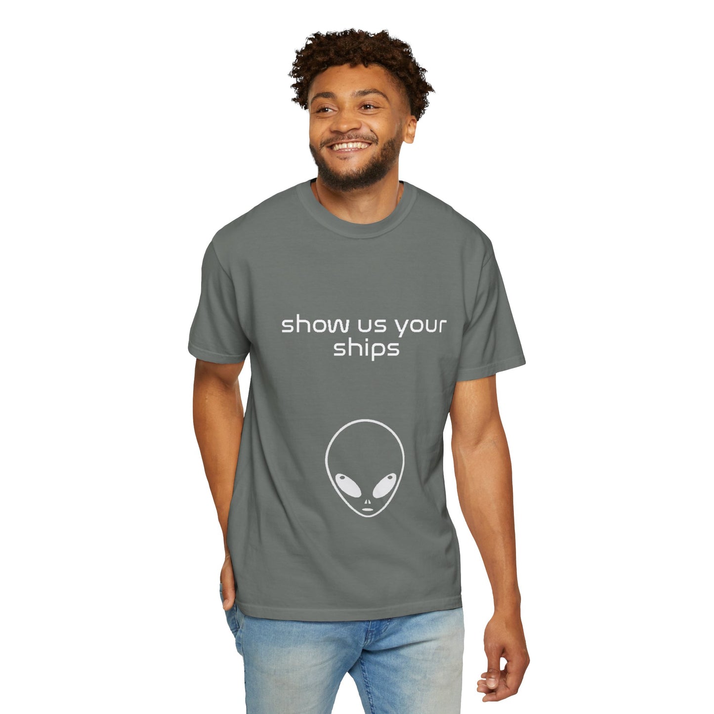 Show Us Your Ships Black Tee
