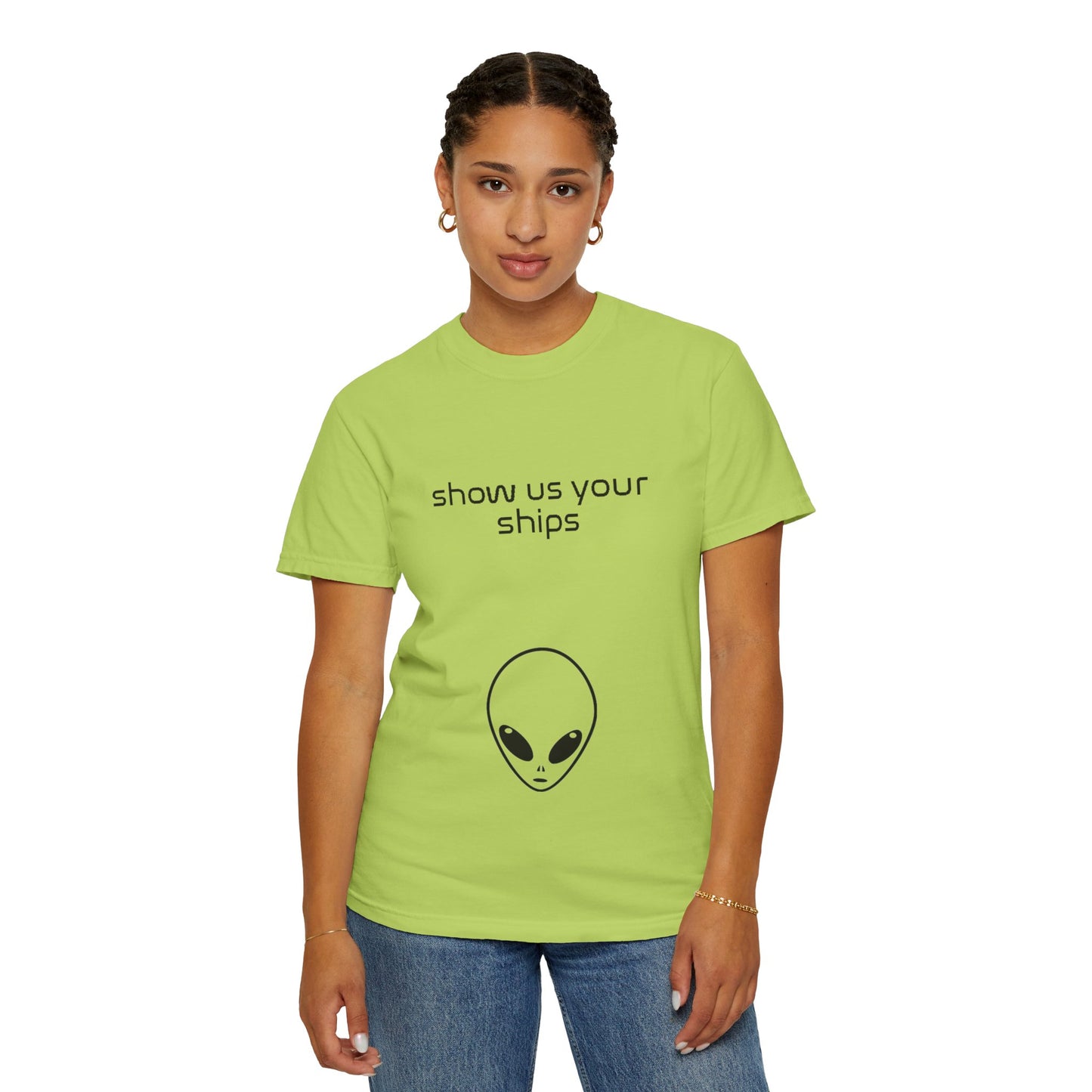 Show Us Your Ships White Tee