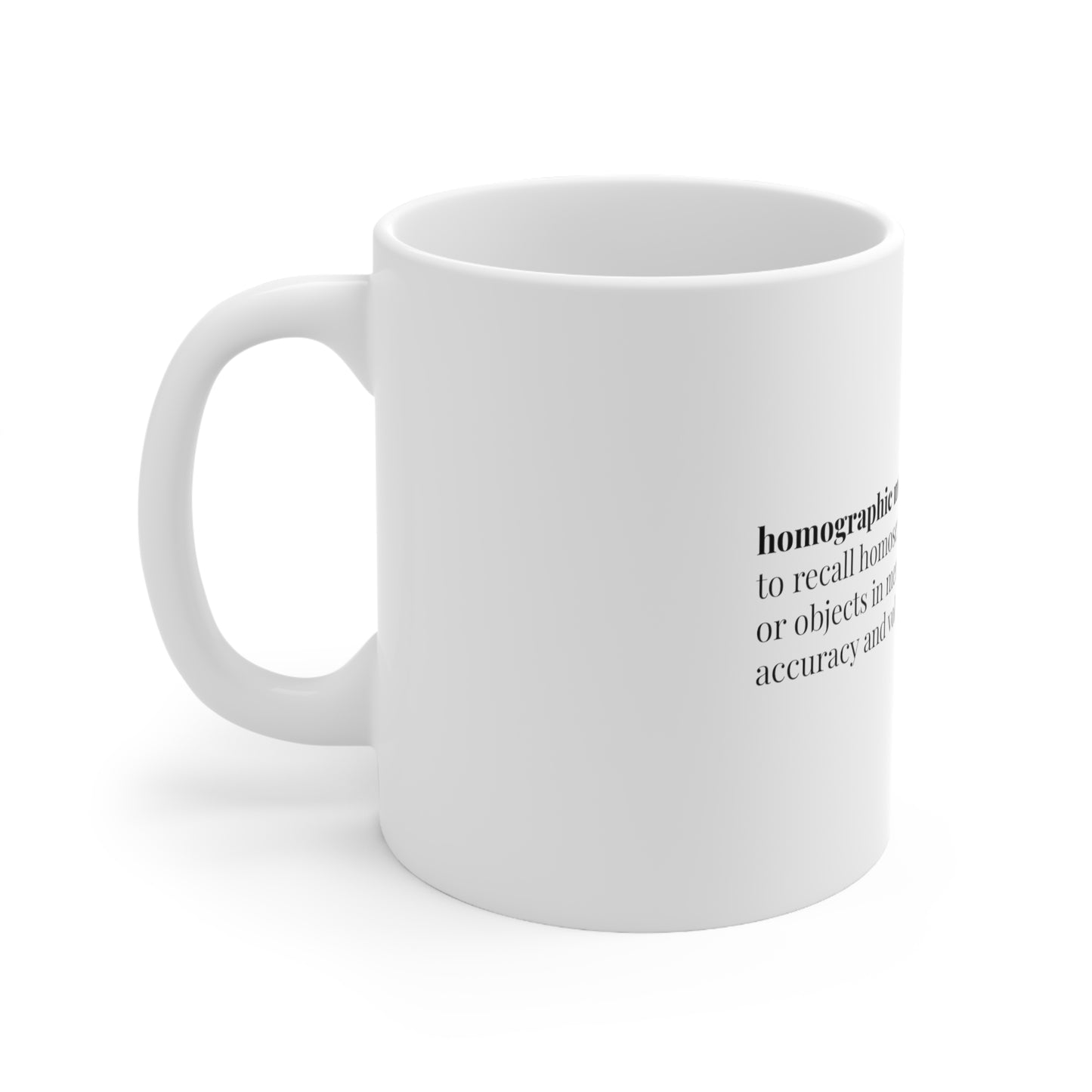 Homographic Memory Ceramic Mug