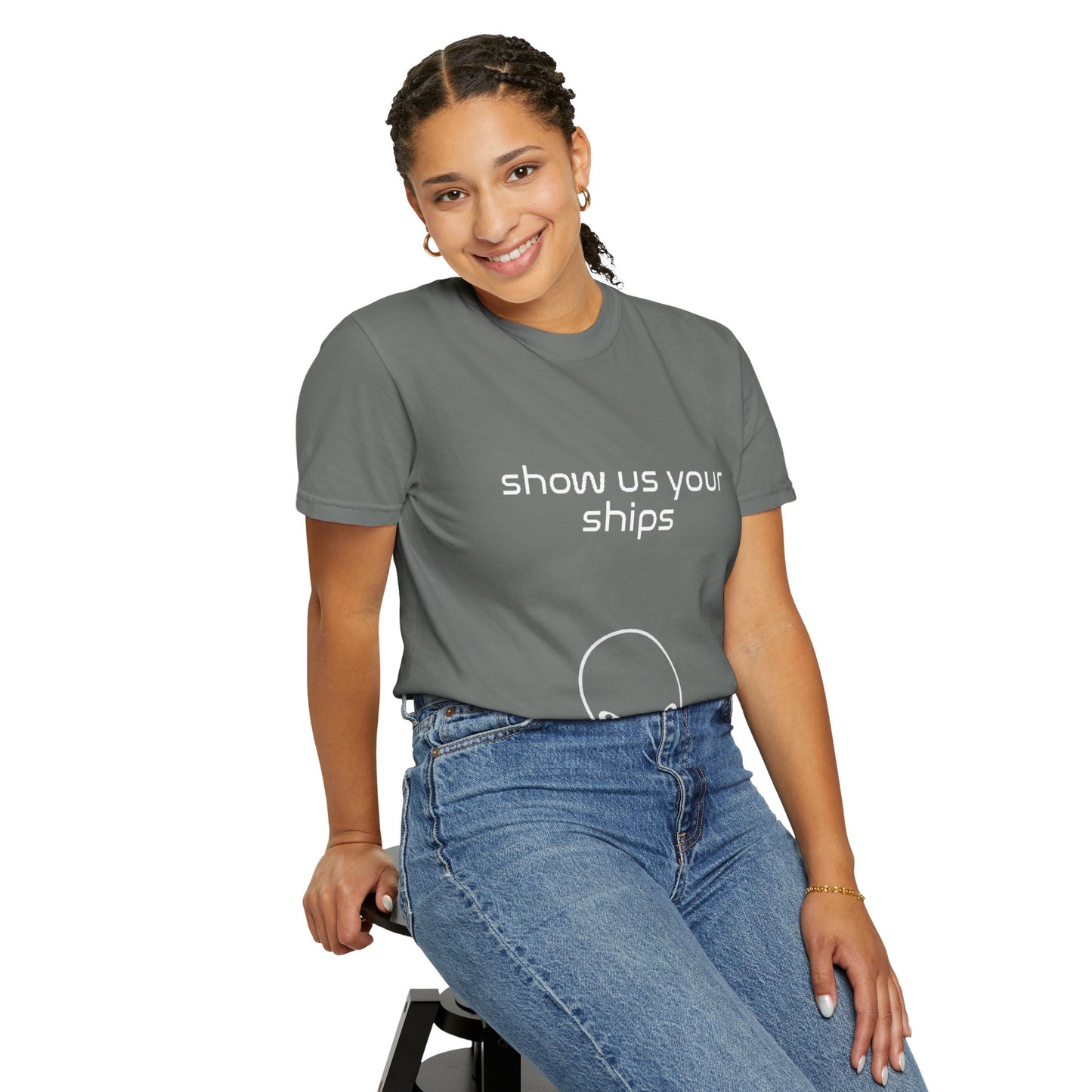 Show Us Your Ships Black Tee