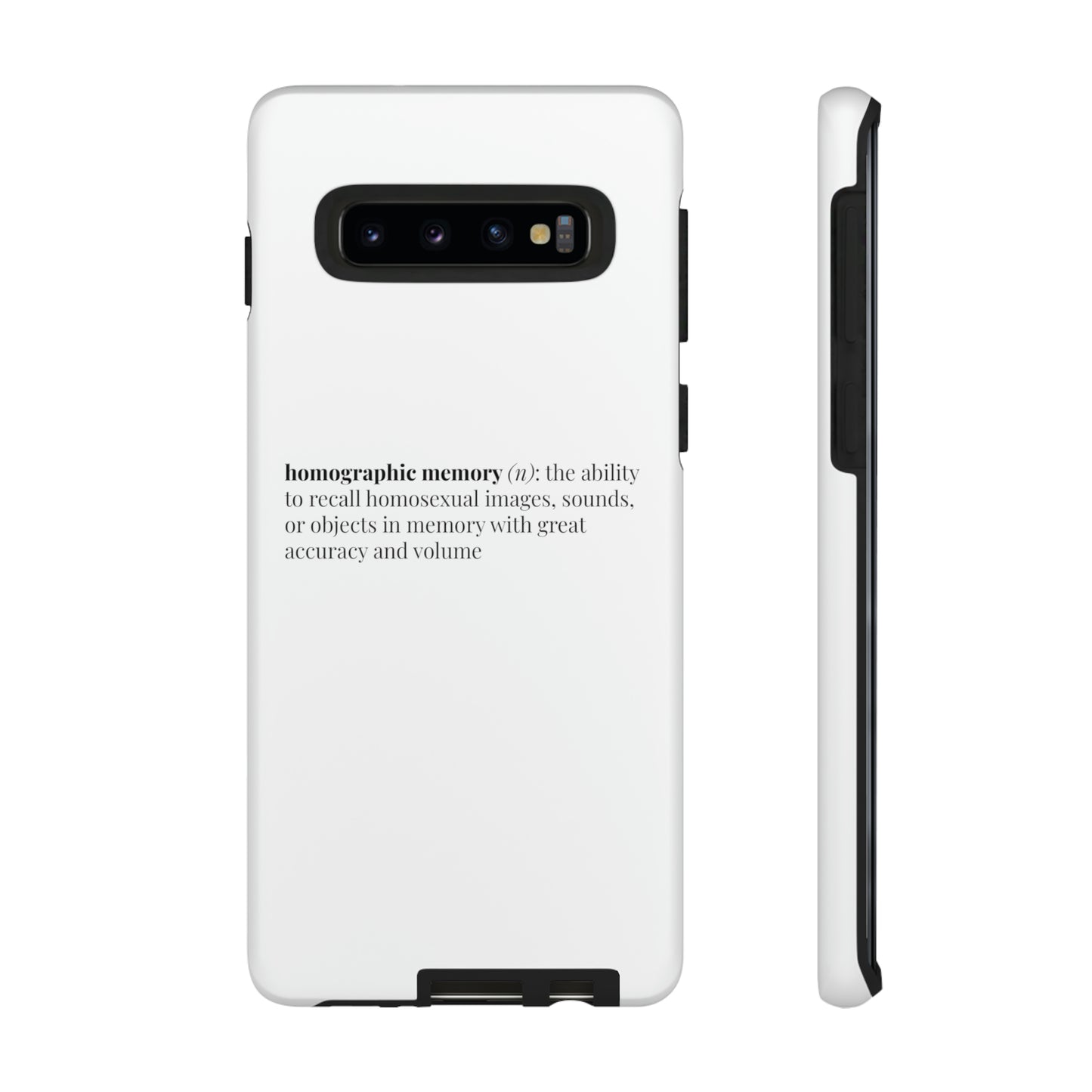 Homographic Memory White Phone Case