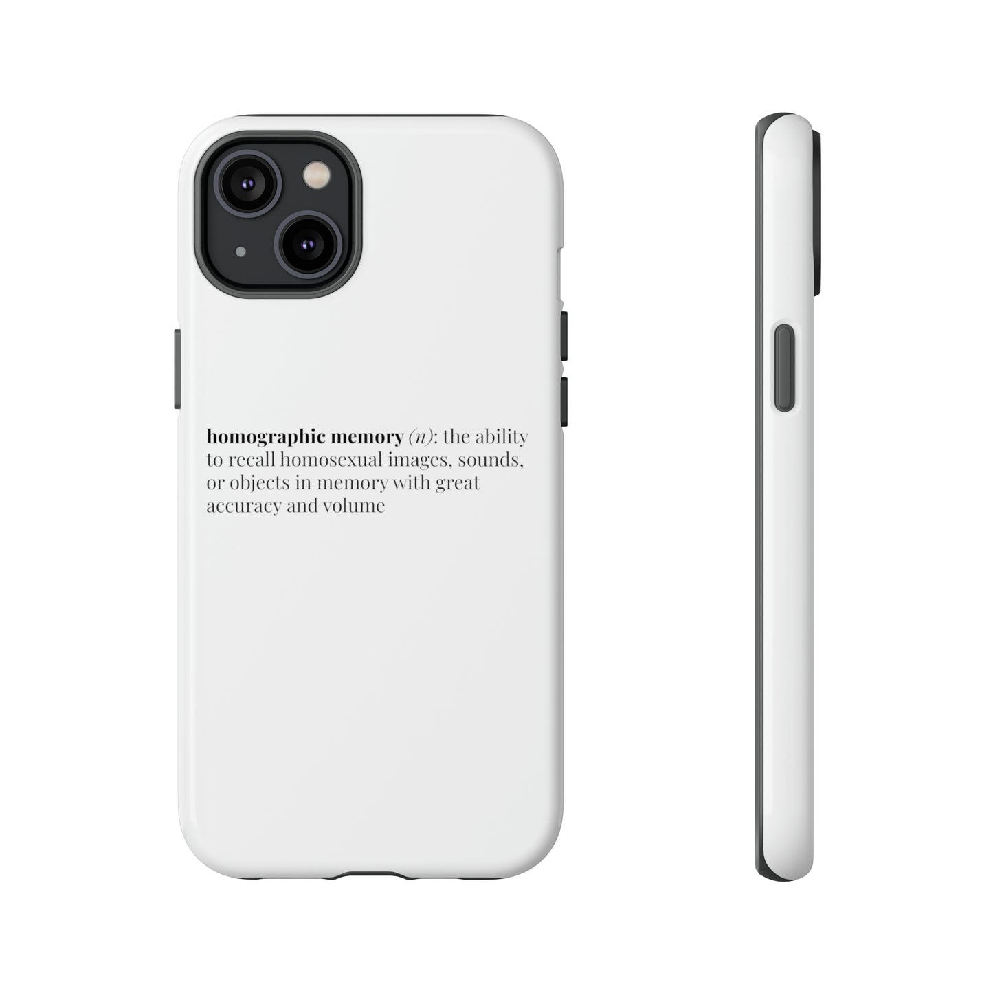 Homographic Memory White Phone Case