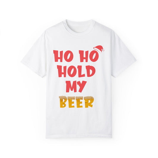 Ho Ho Hold My Beer White Tee