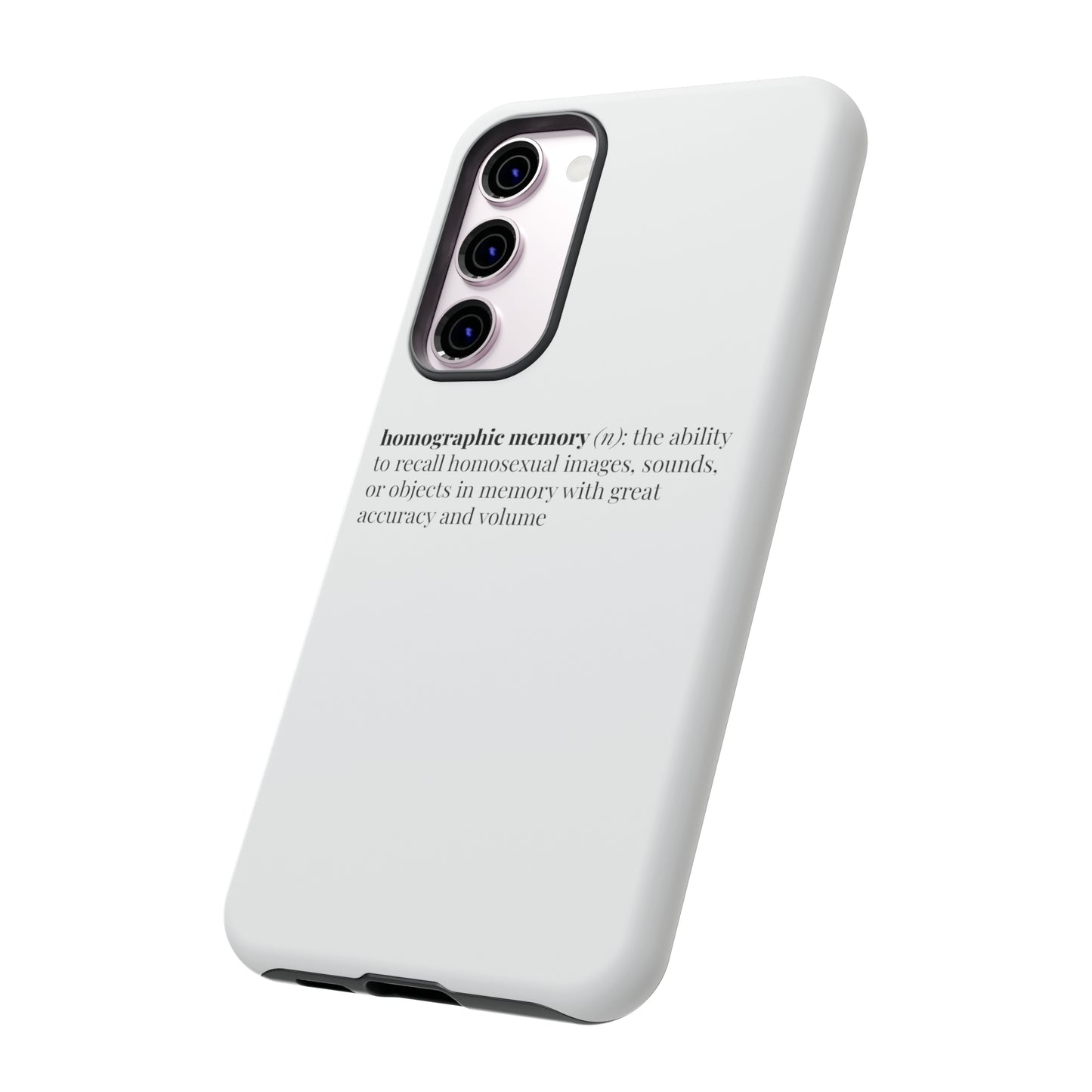 Homographic Memory White Phone Case