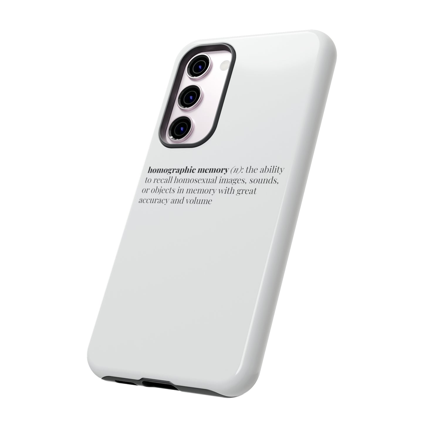 Homographic Memory White Phone Case