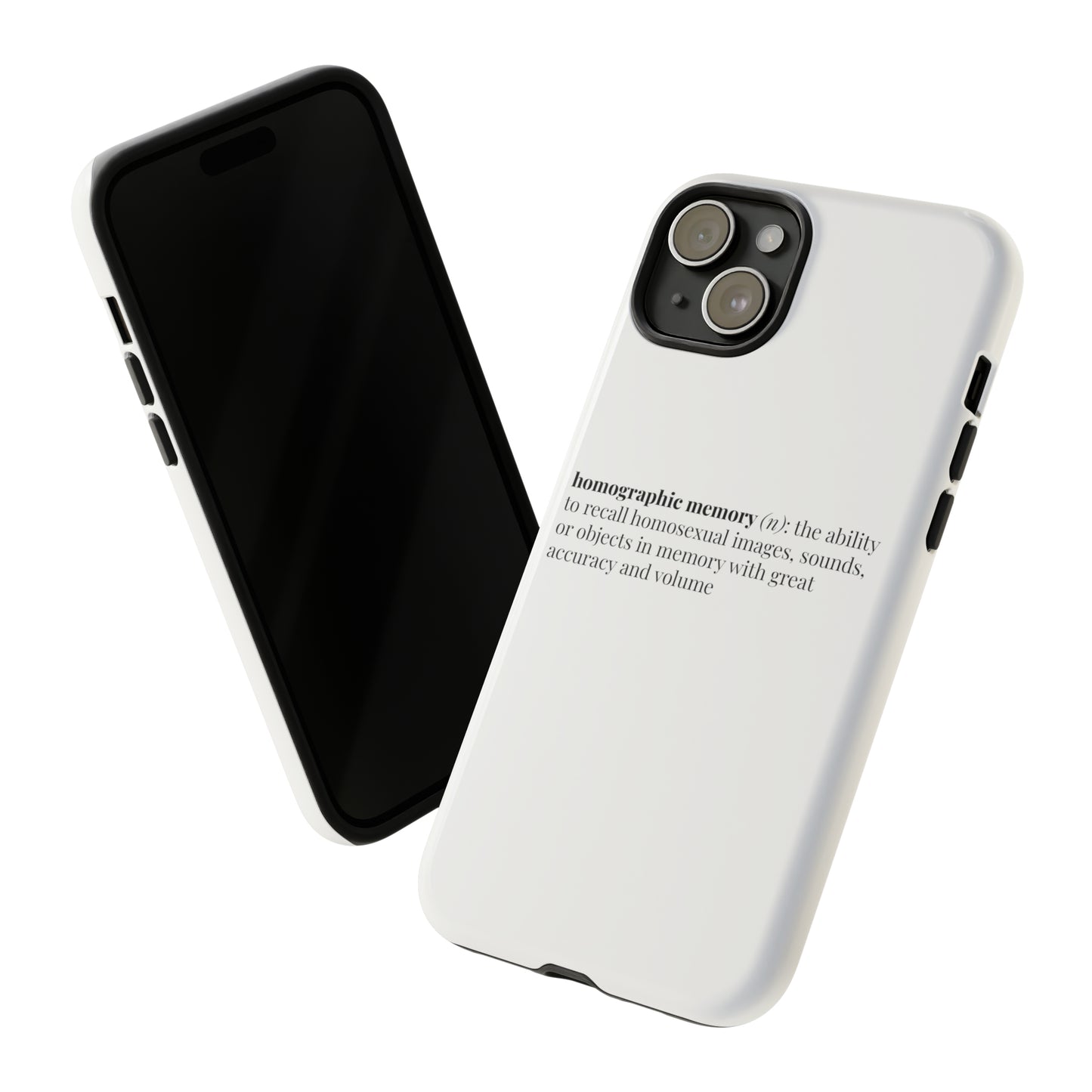 Homographic Memory White Phone Case