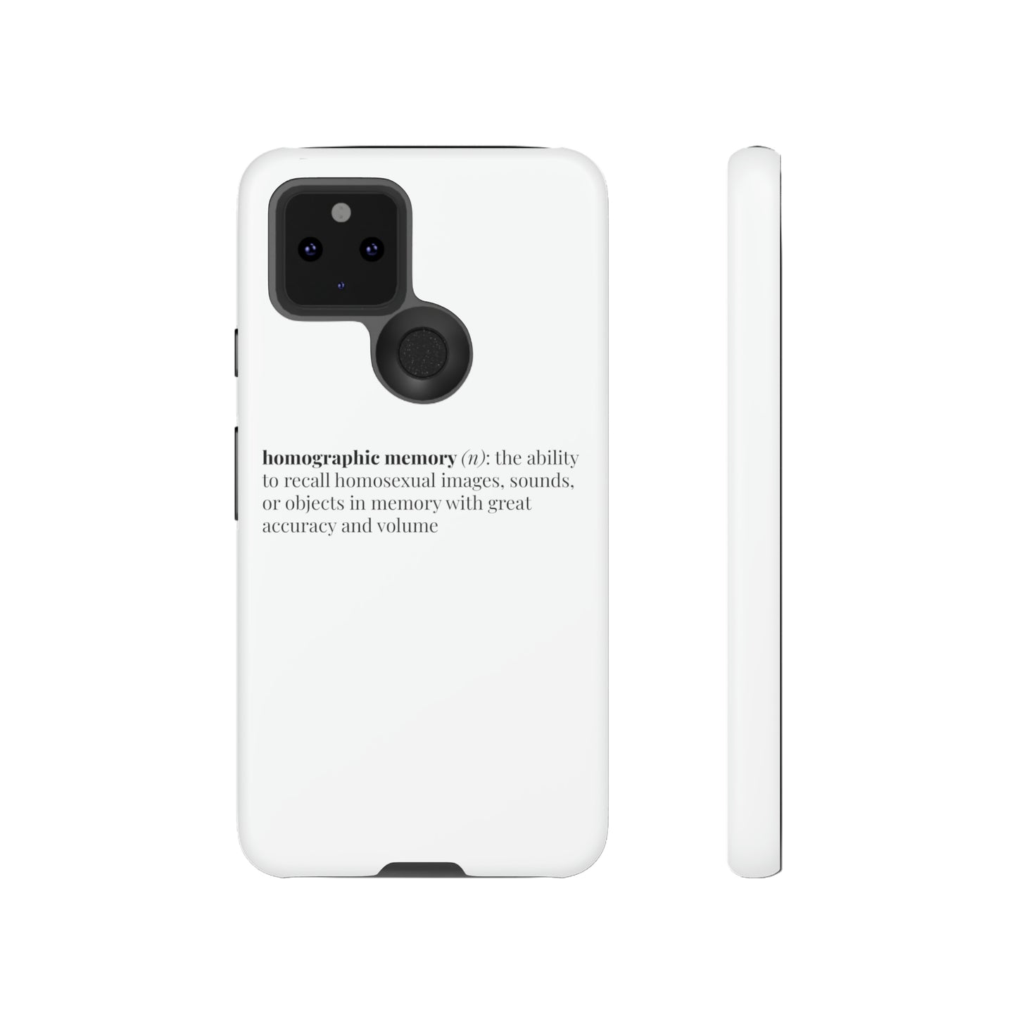 Homographic Memory White Phone Case