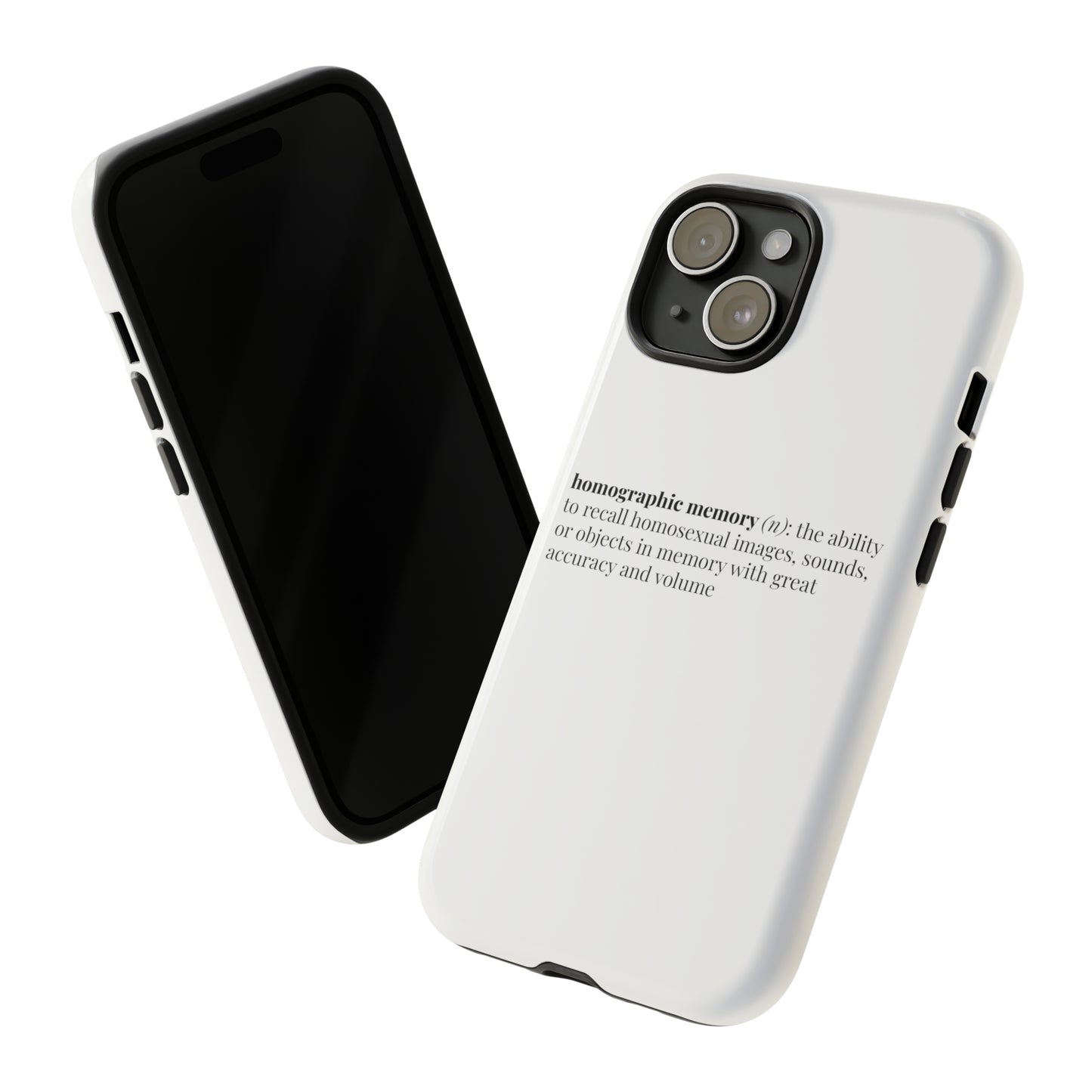 Homographic Memory White Phone Case