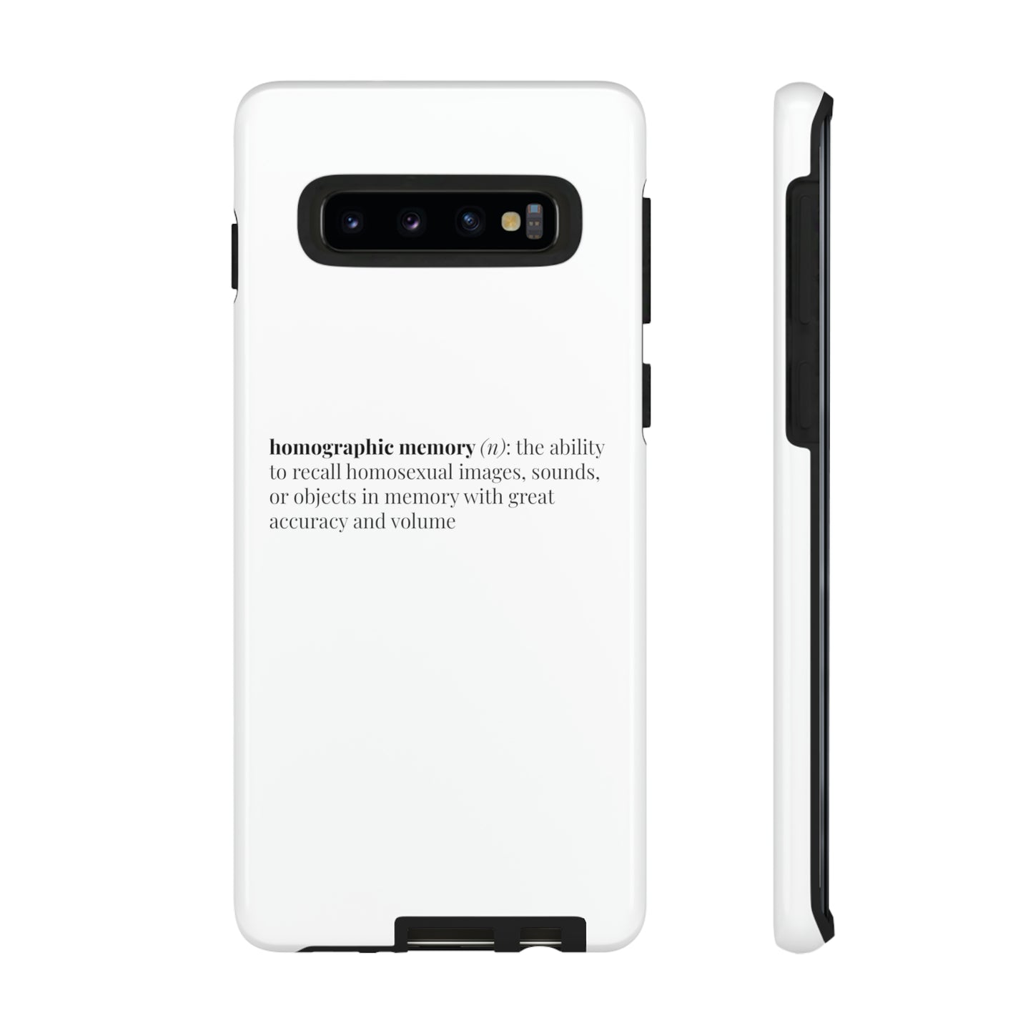 Homographic Memory White Phone Case