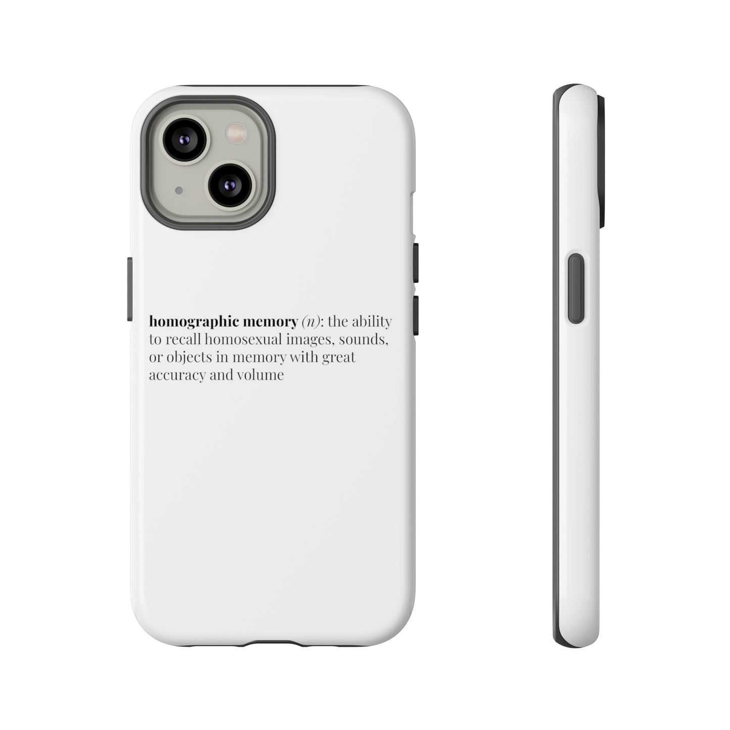 Homographic Memory White Phone Case