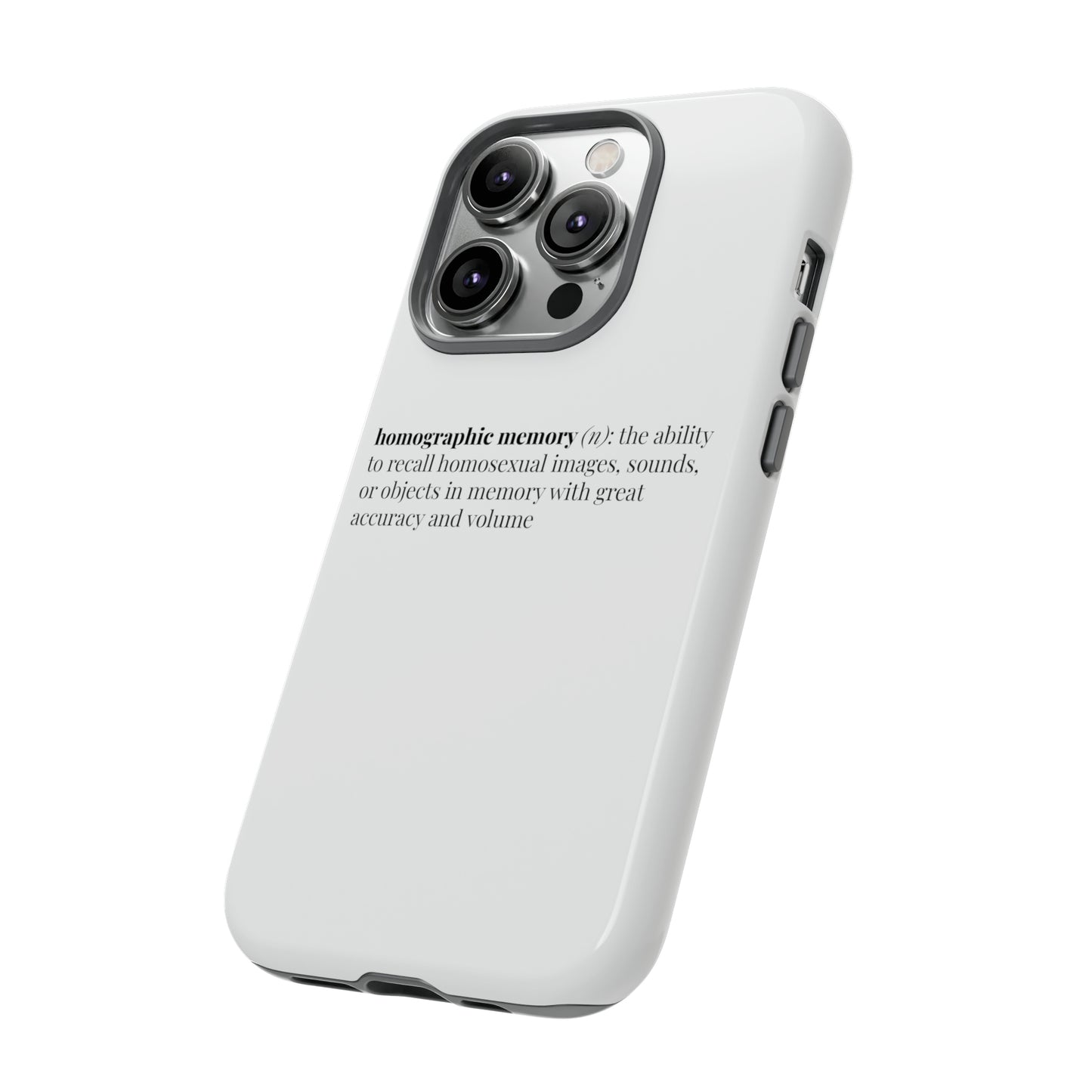 Homographic Memory White Phone Case