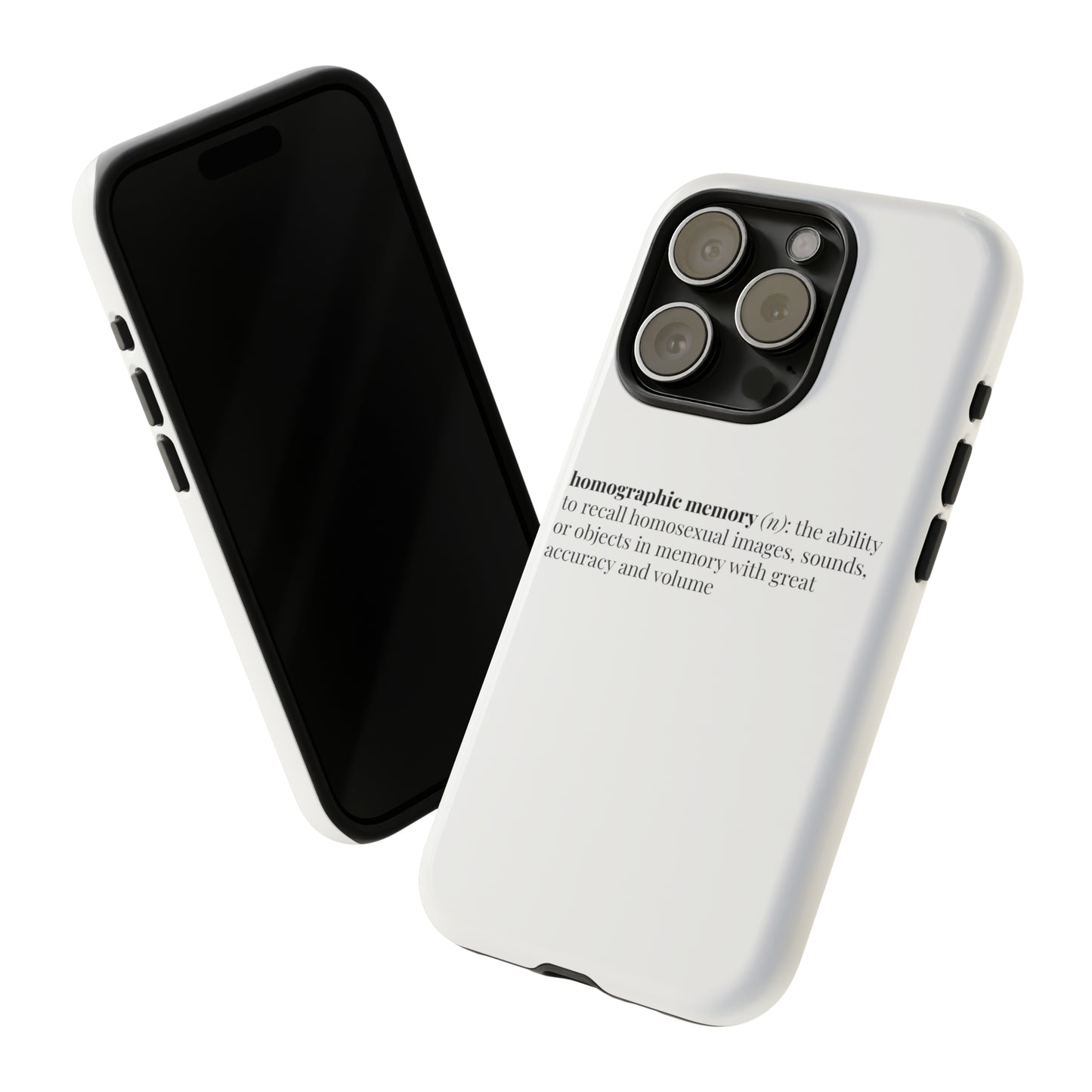 Homographic Memory White Phone Case