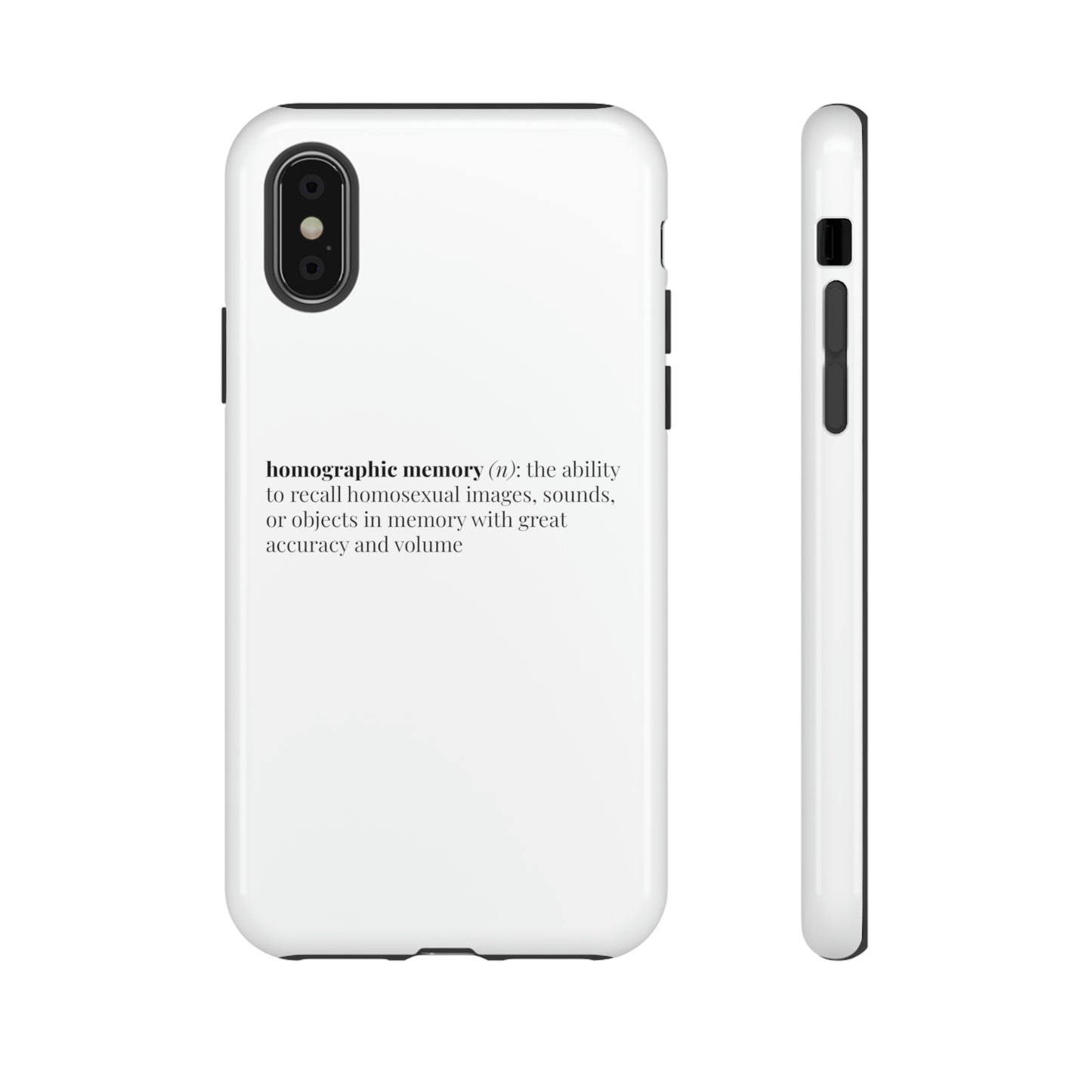 Homographic Memory White Phone Case