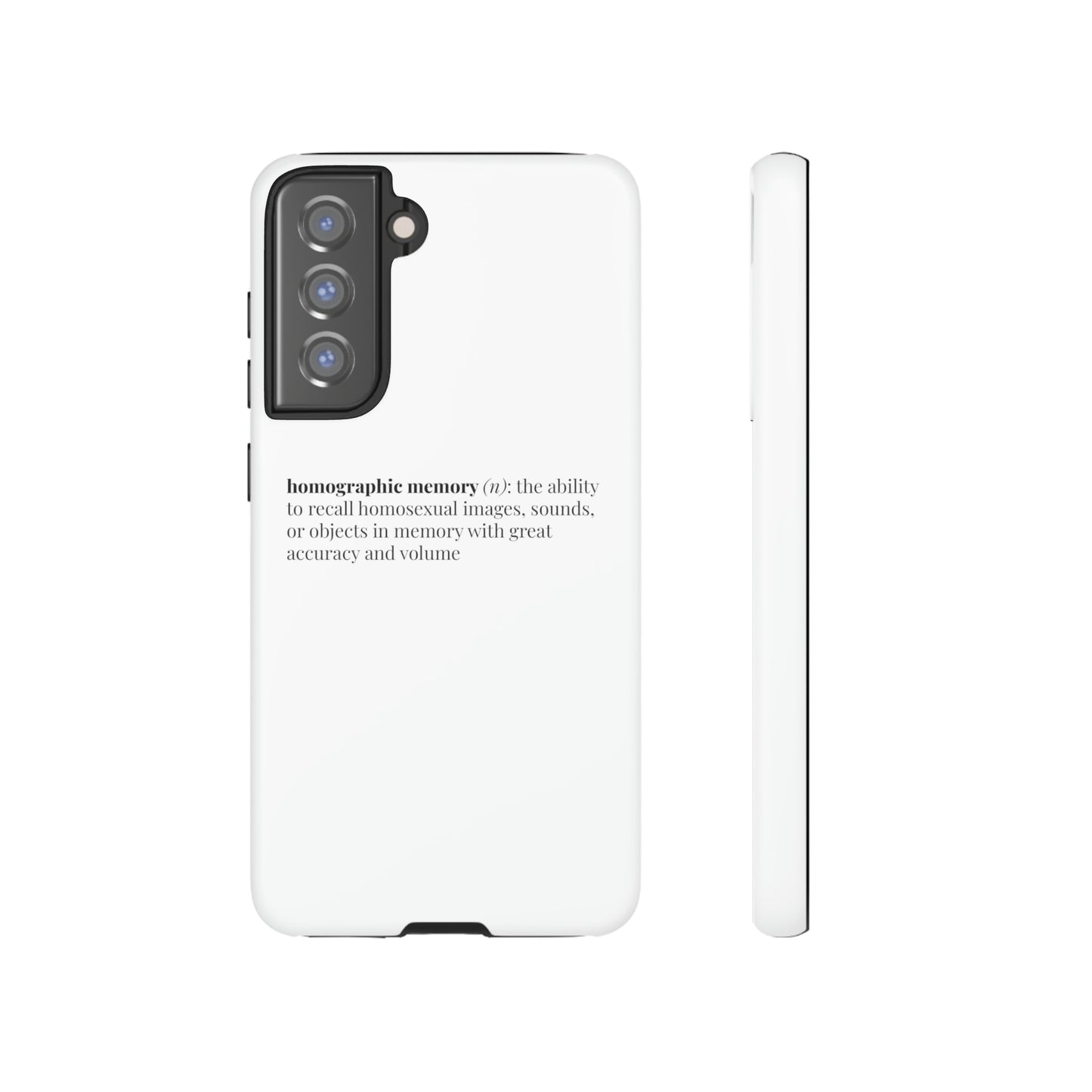 Homographic Memory White Phone Case