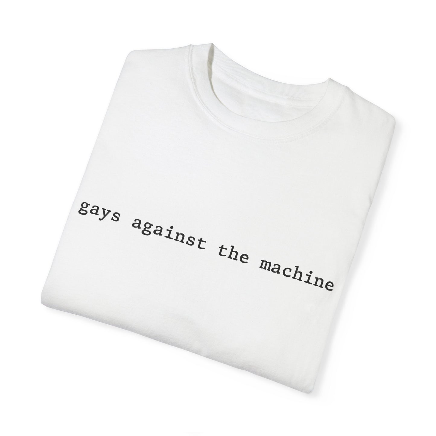 Gays Against The Machine White Tee