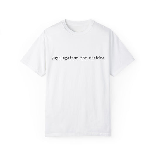 Gays Against The Machine White Tee