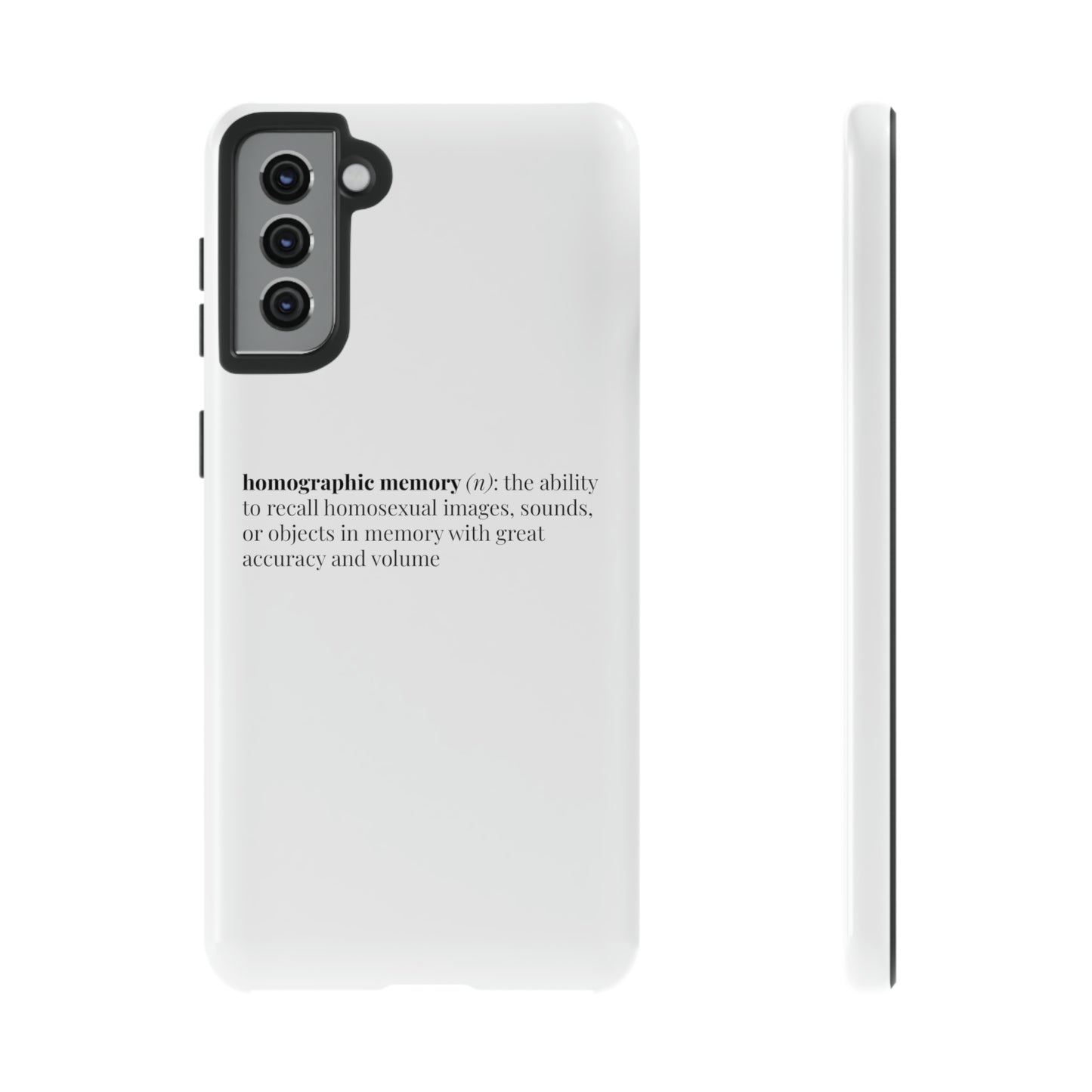 Homographic Memory White Phone Case