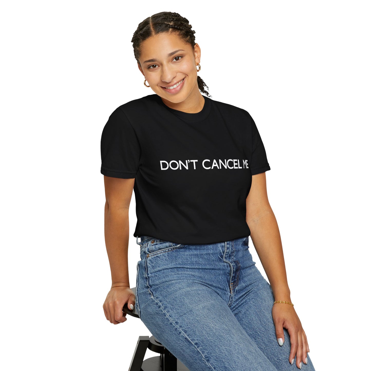 Don't Cancel Me Black Tee