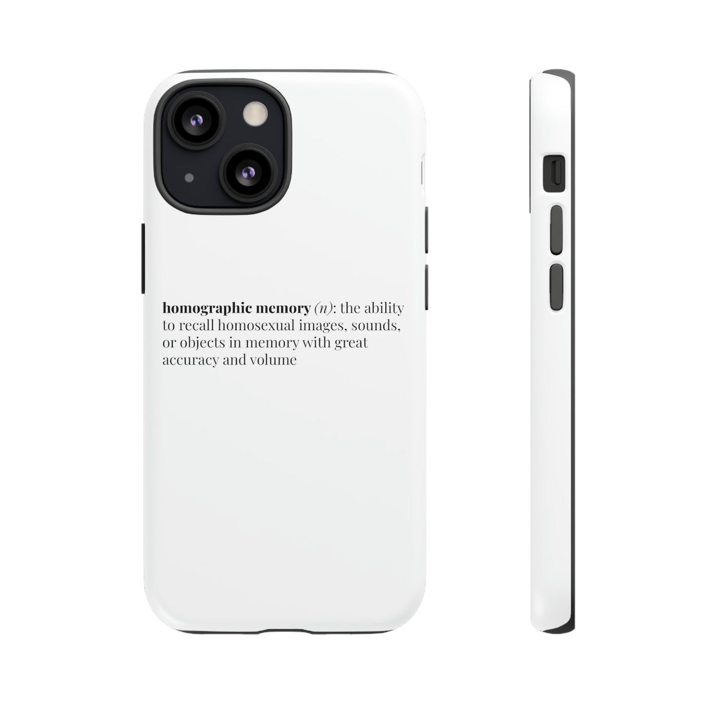 Homographic Memory White Phone Case