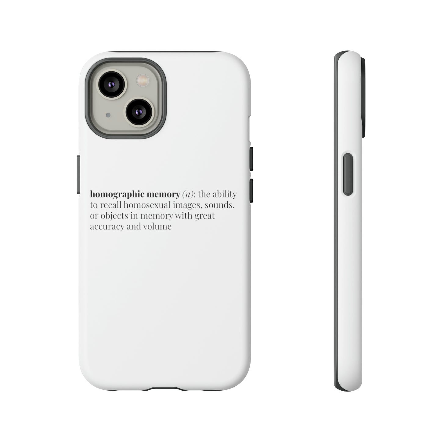 Homographic Memory White Phone Case