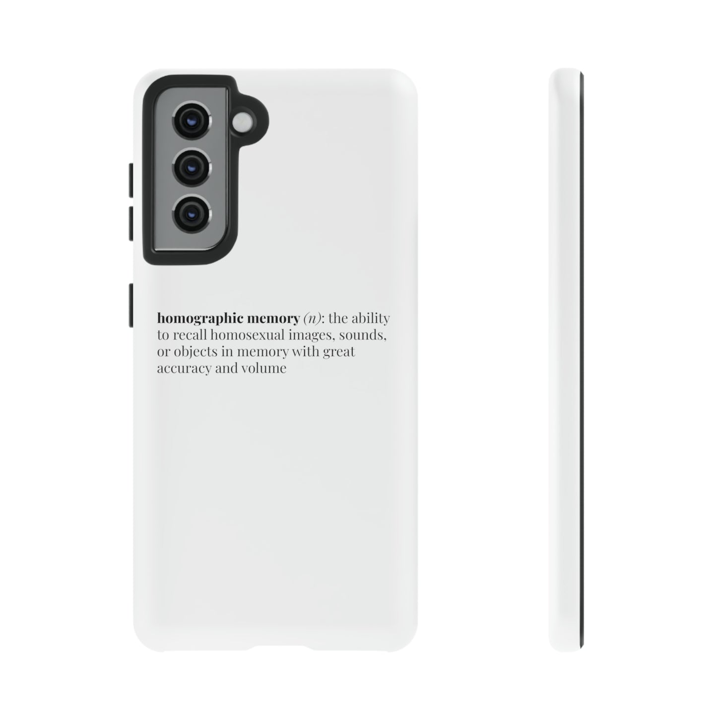 Homographic Memory White Phone Case