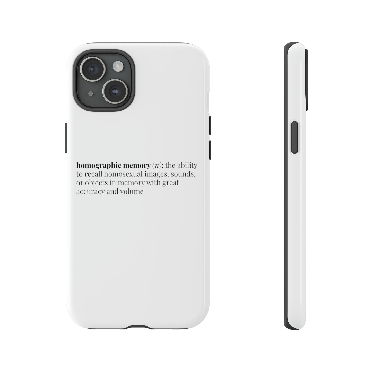 Homographic Memory White Phone Case