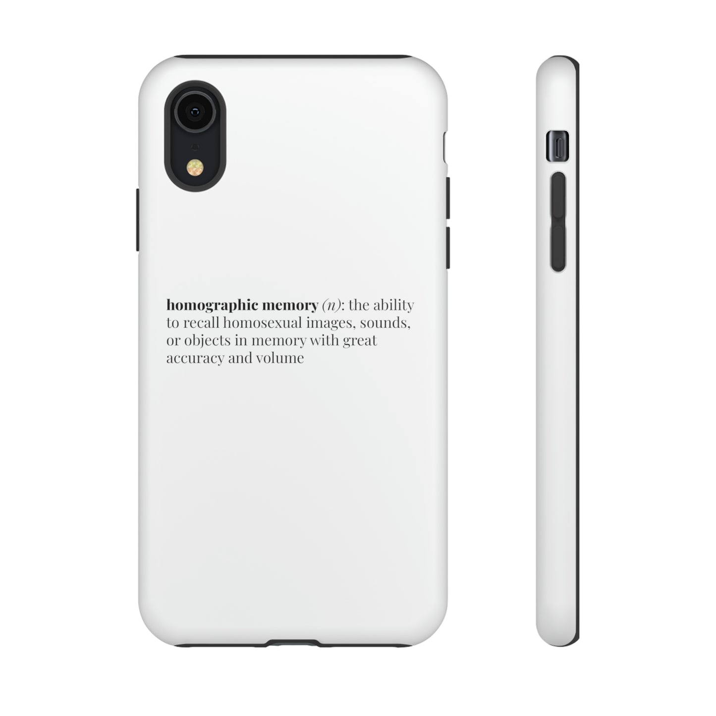 Homographic Memory White Phone Case