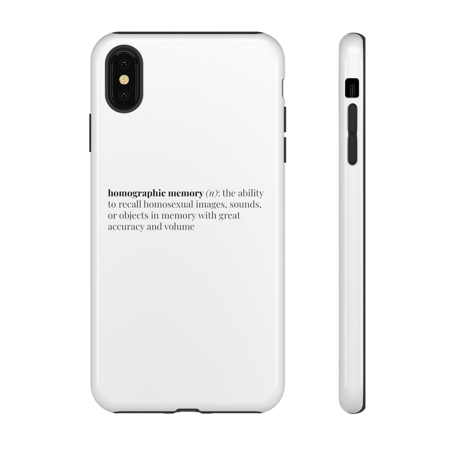 Homographic Memory White Phone Case