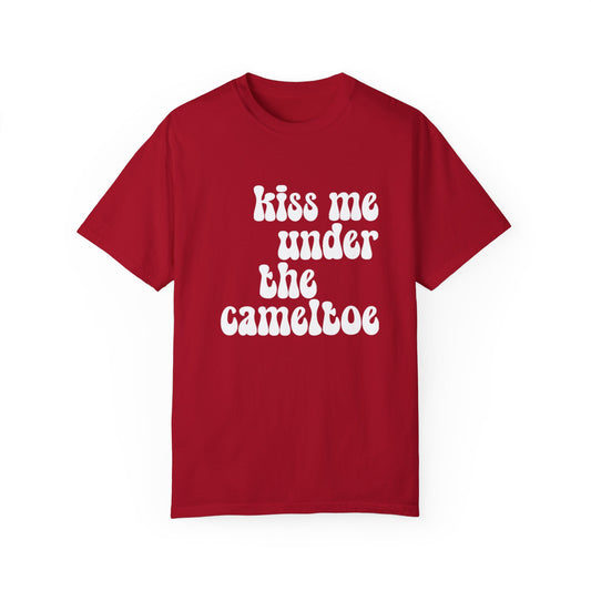 Kiss Me Under The Cameltoe Red Tee