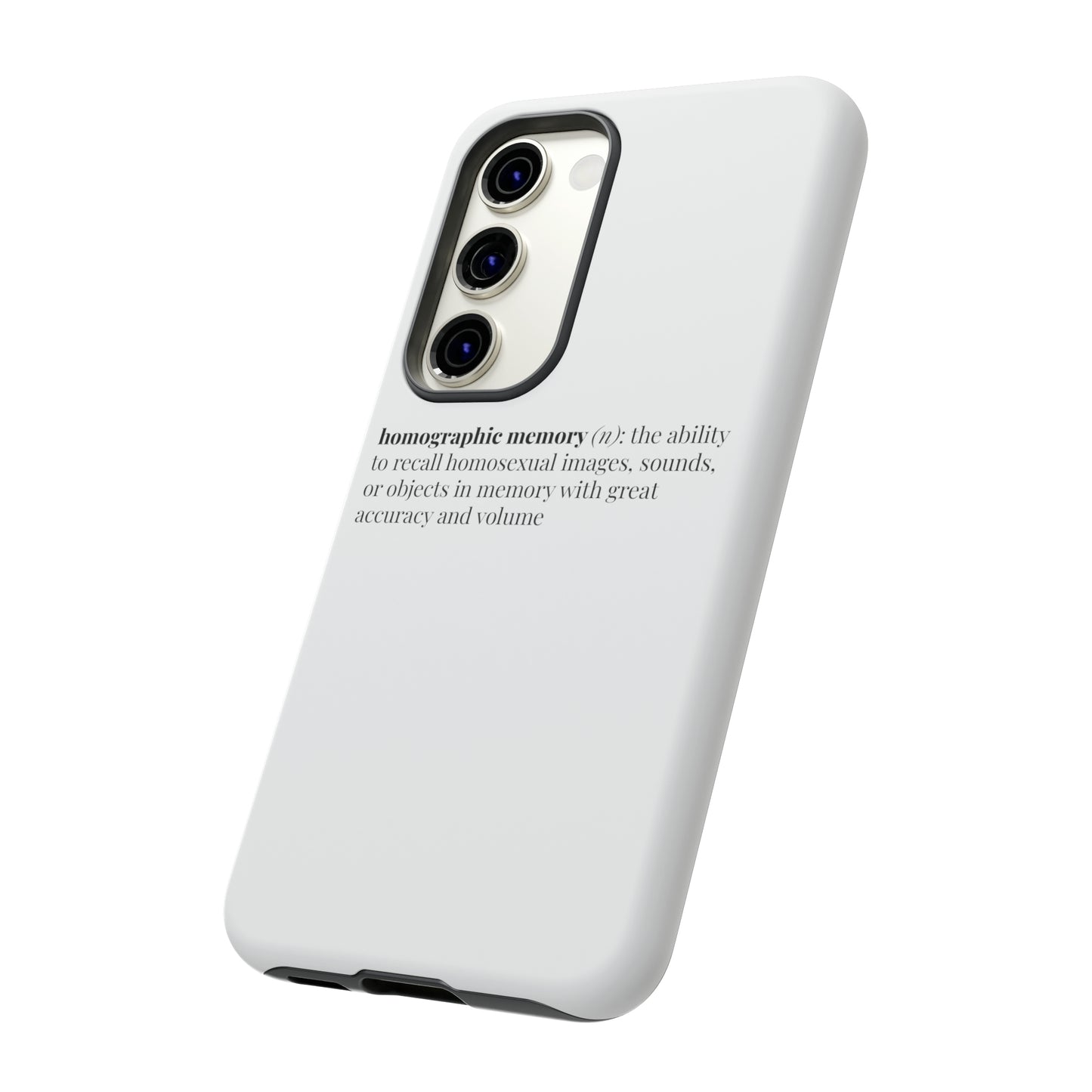 Homographic Memory White Phone Case