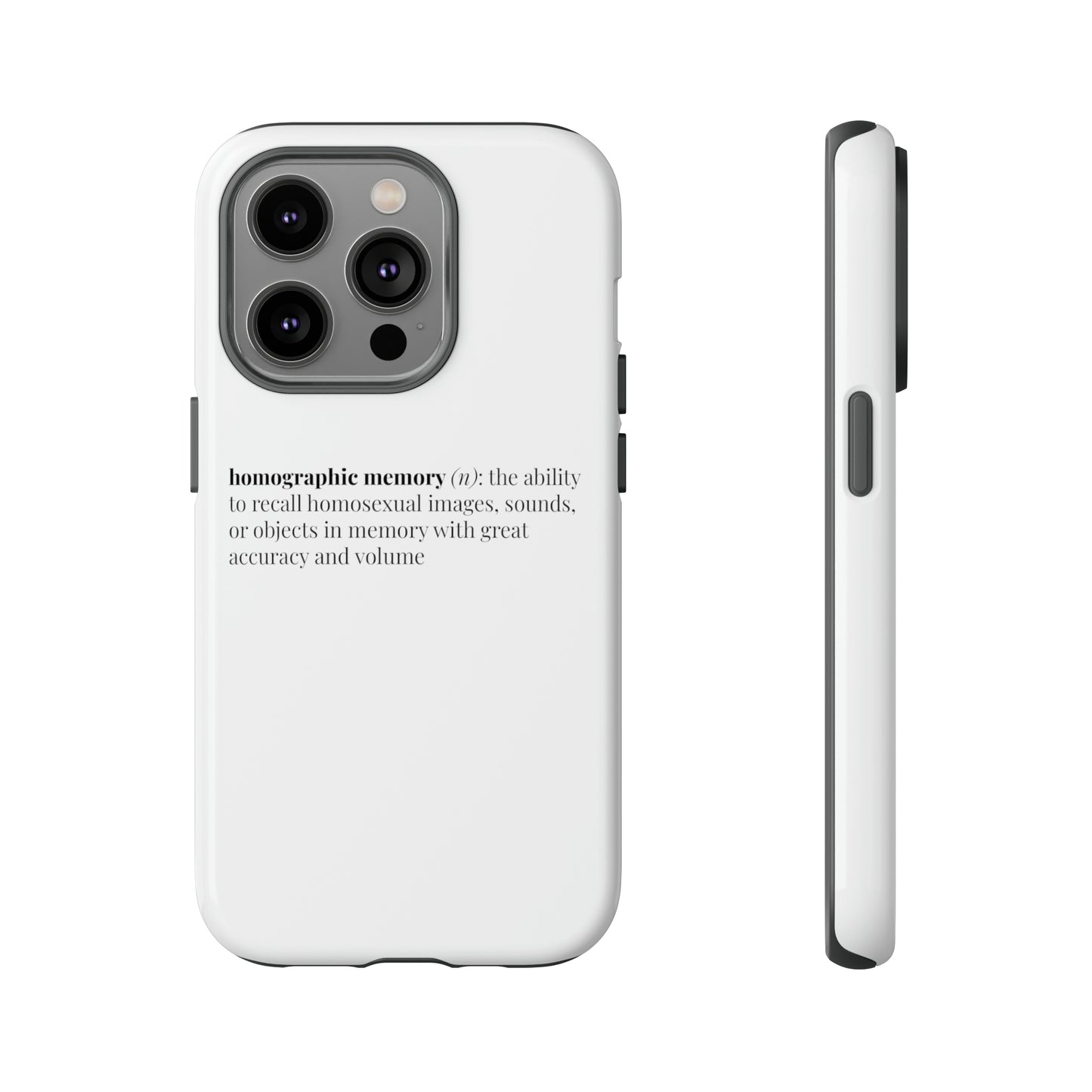 Homographic Memory White Phone Case