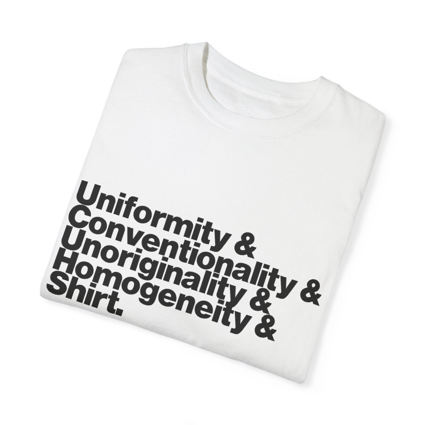 Unoriginal Black Text Tee