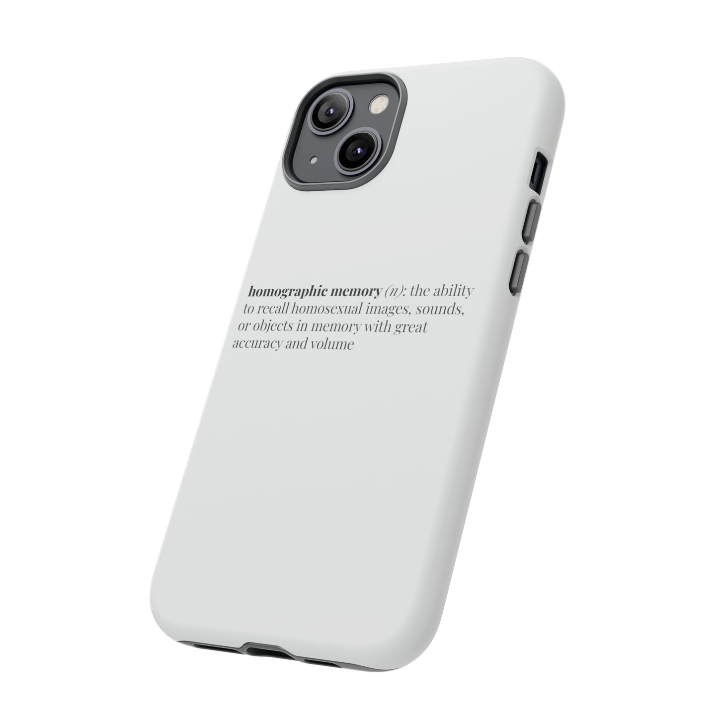 Homographic Memory White Phone Case