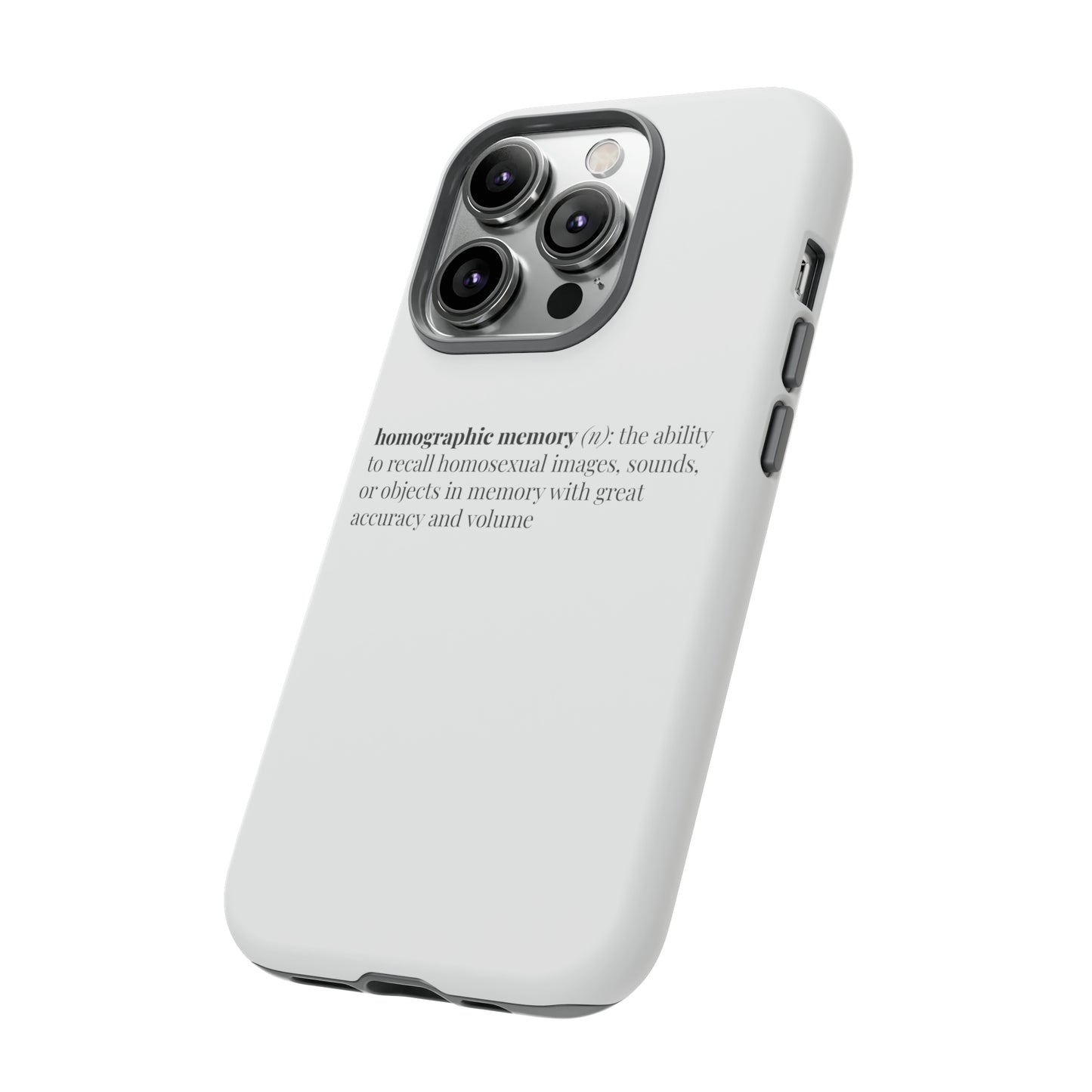 Homographic Memory White Phone Case