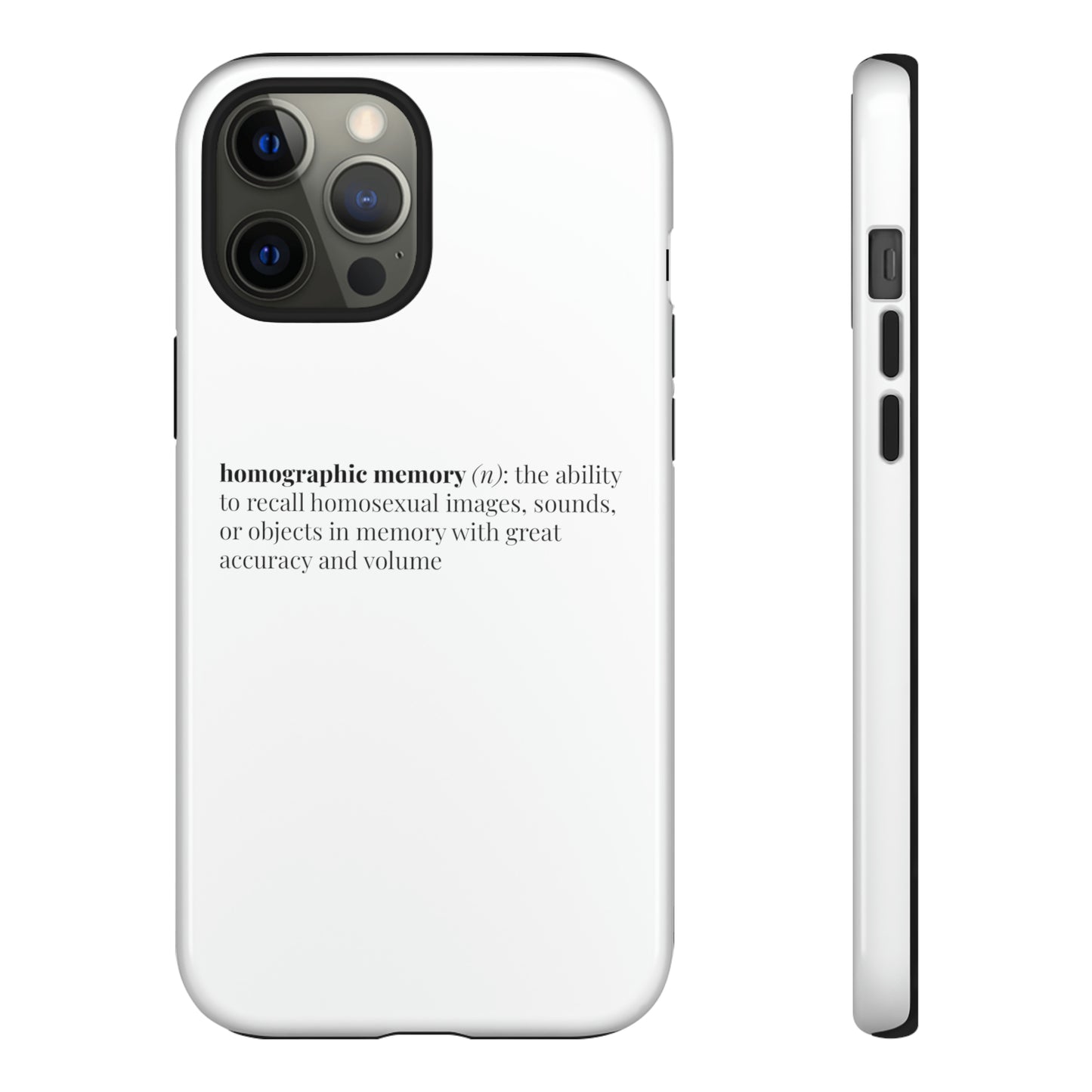 Homographic Memory White Phone Case