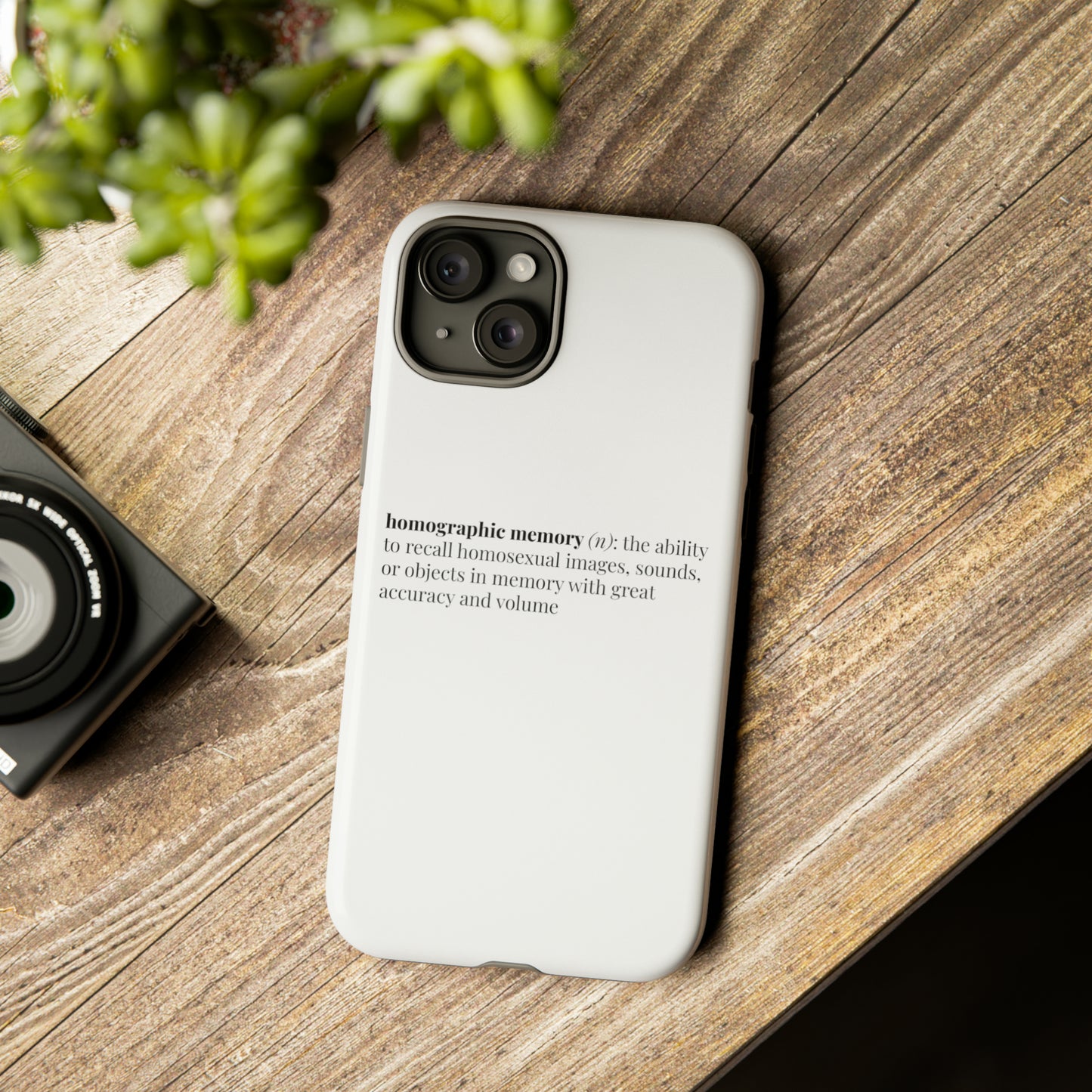 Homographic Memory White Phone Case