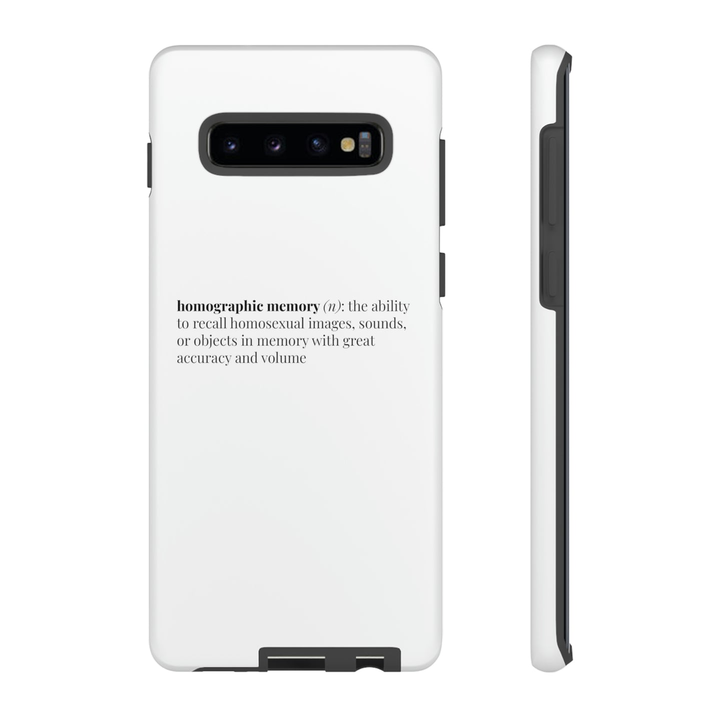 Homographic Memory White Phone Case