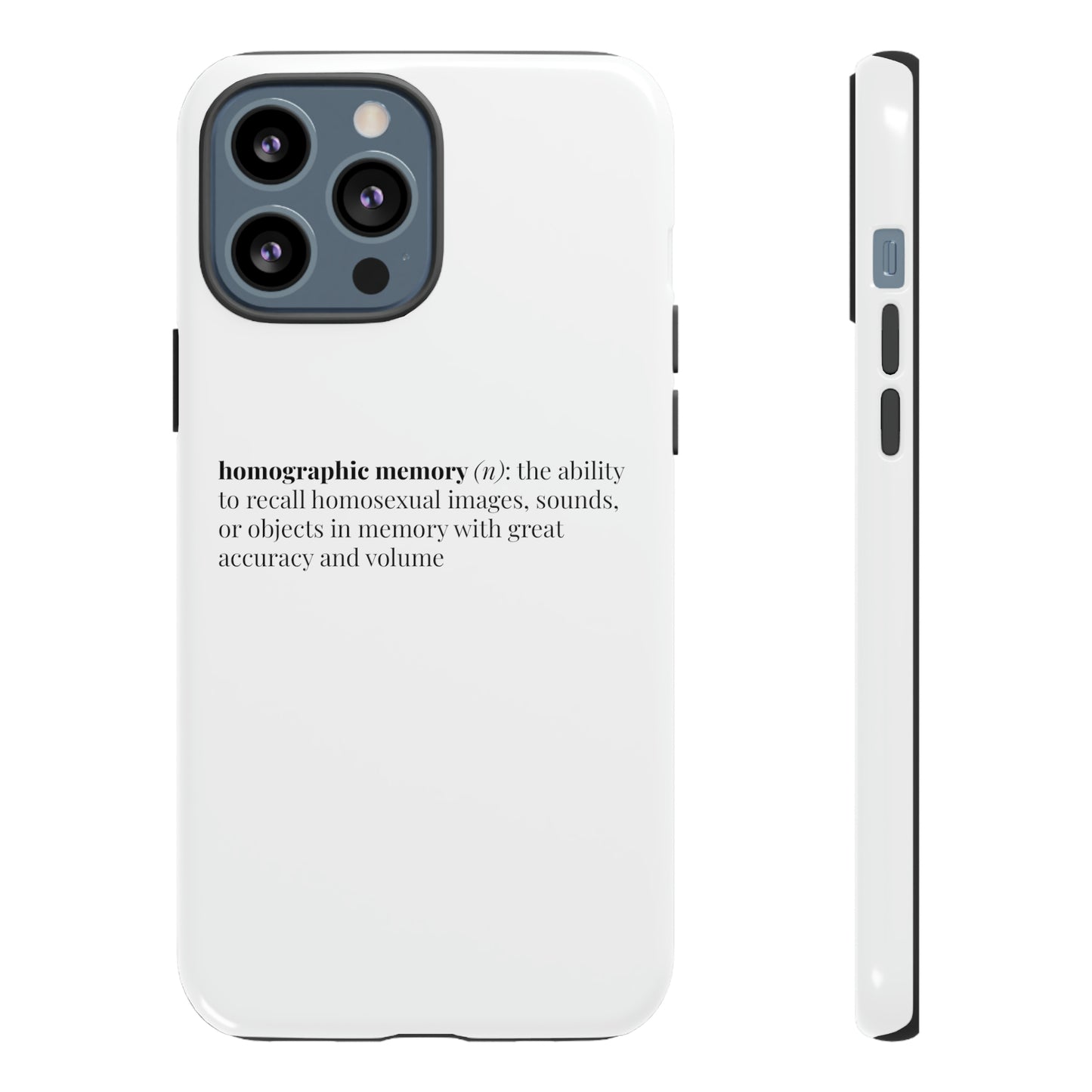 Homographic Memory White Phone Case