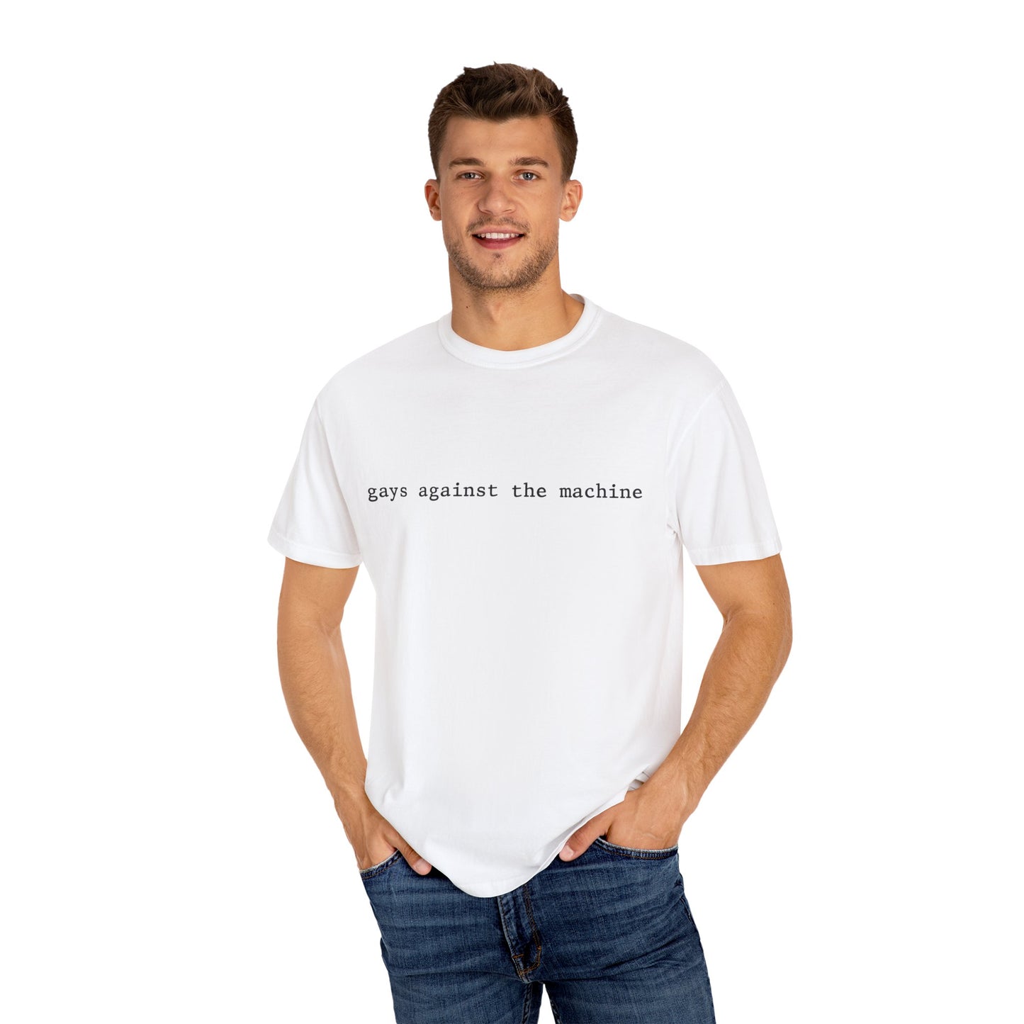 Gays Against The Machine White Tee