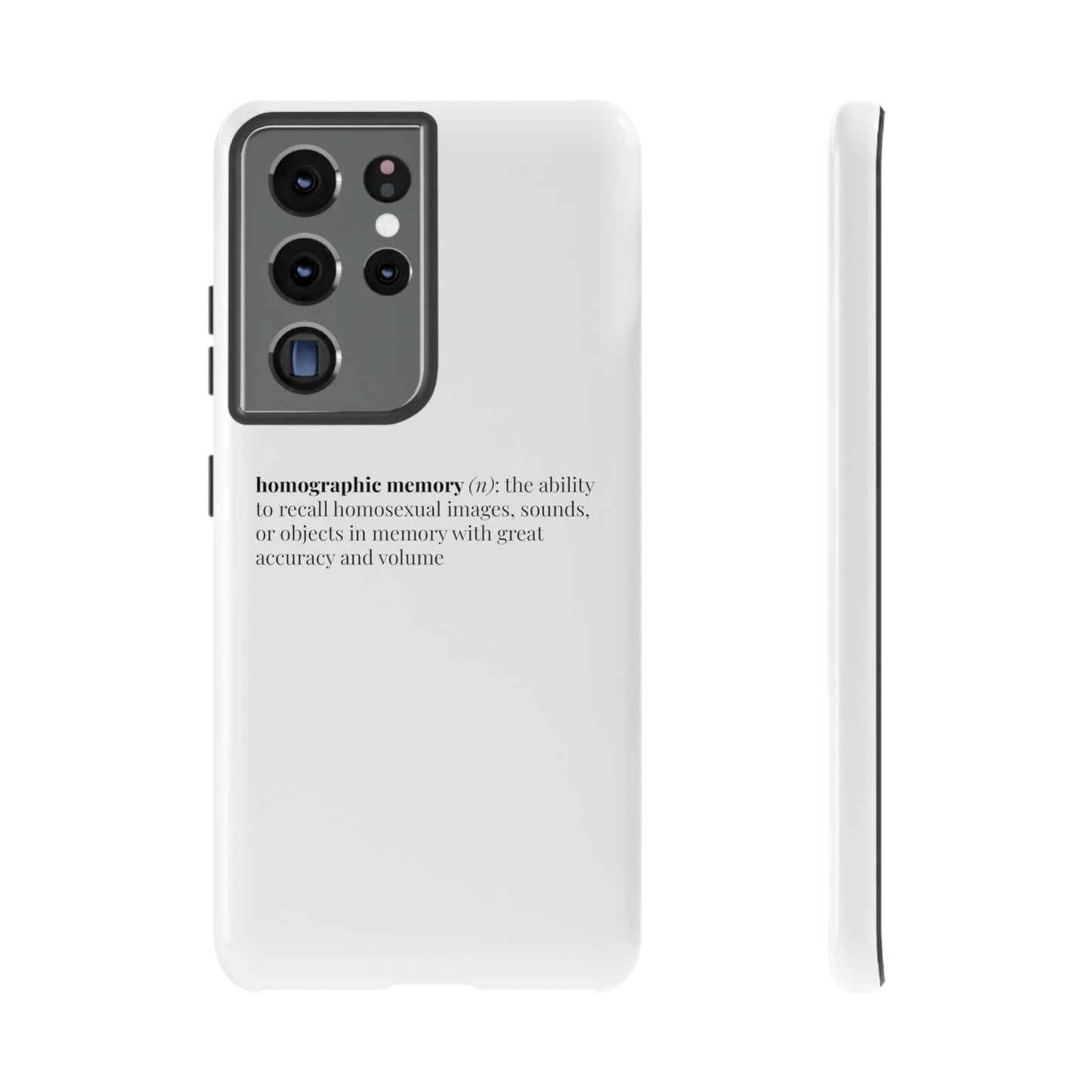 Homographic Memory White Phone Case