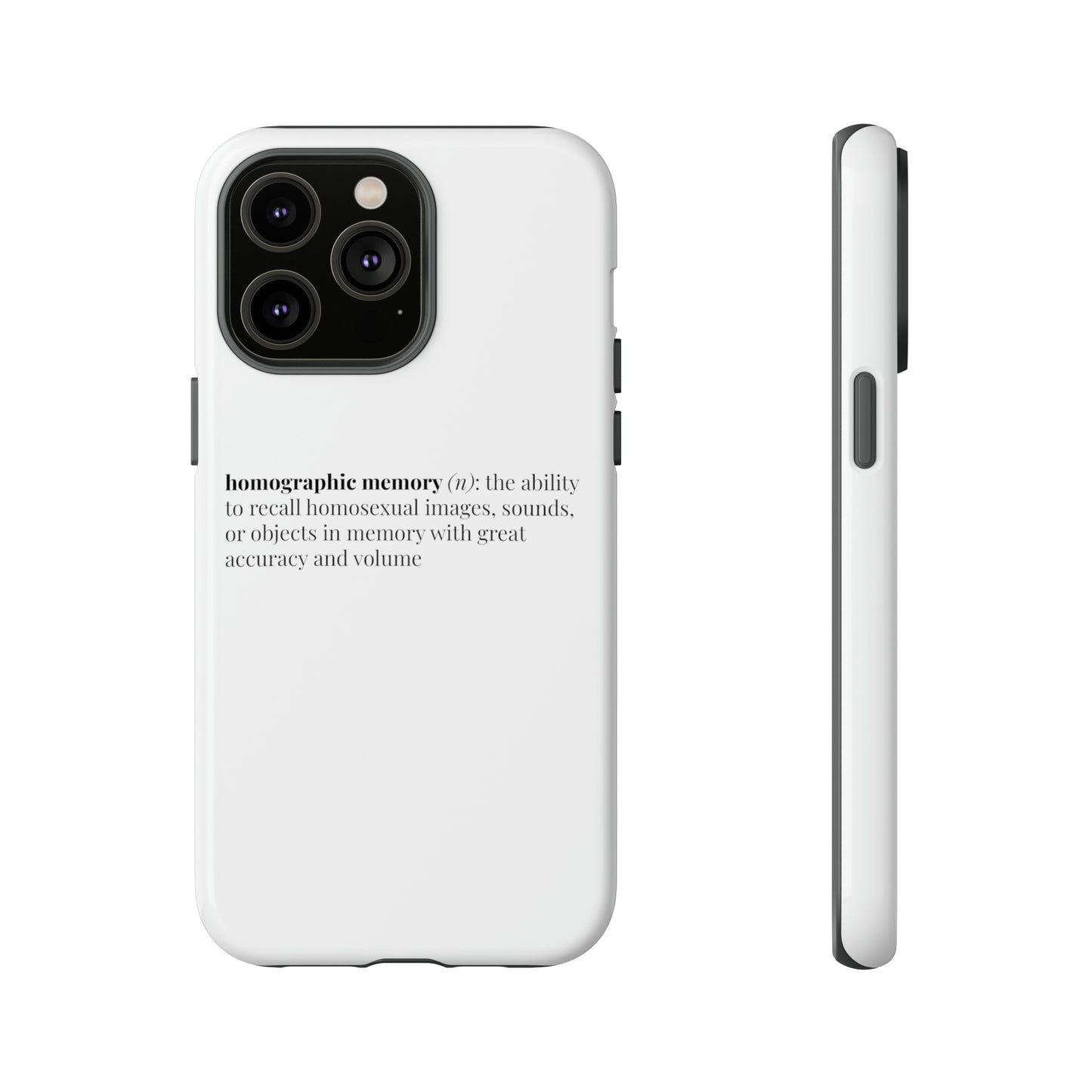 Homographic Memory White Phone Case