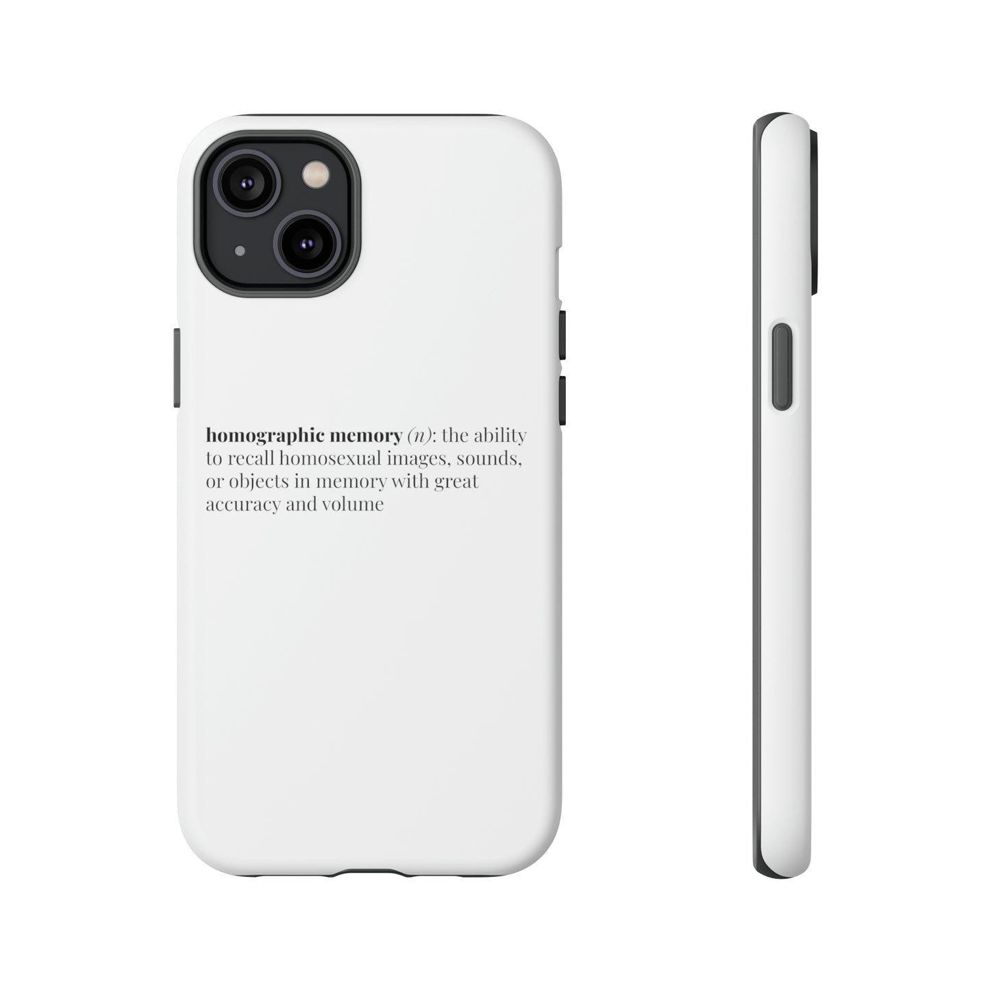 Homographic Memory White Phone Case