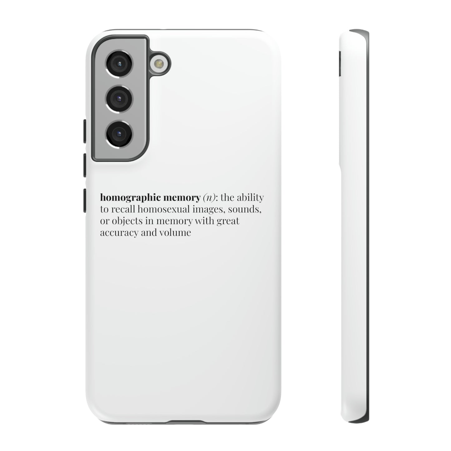 Homographic Memory White Phone Case