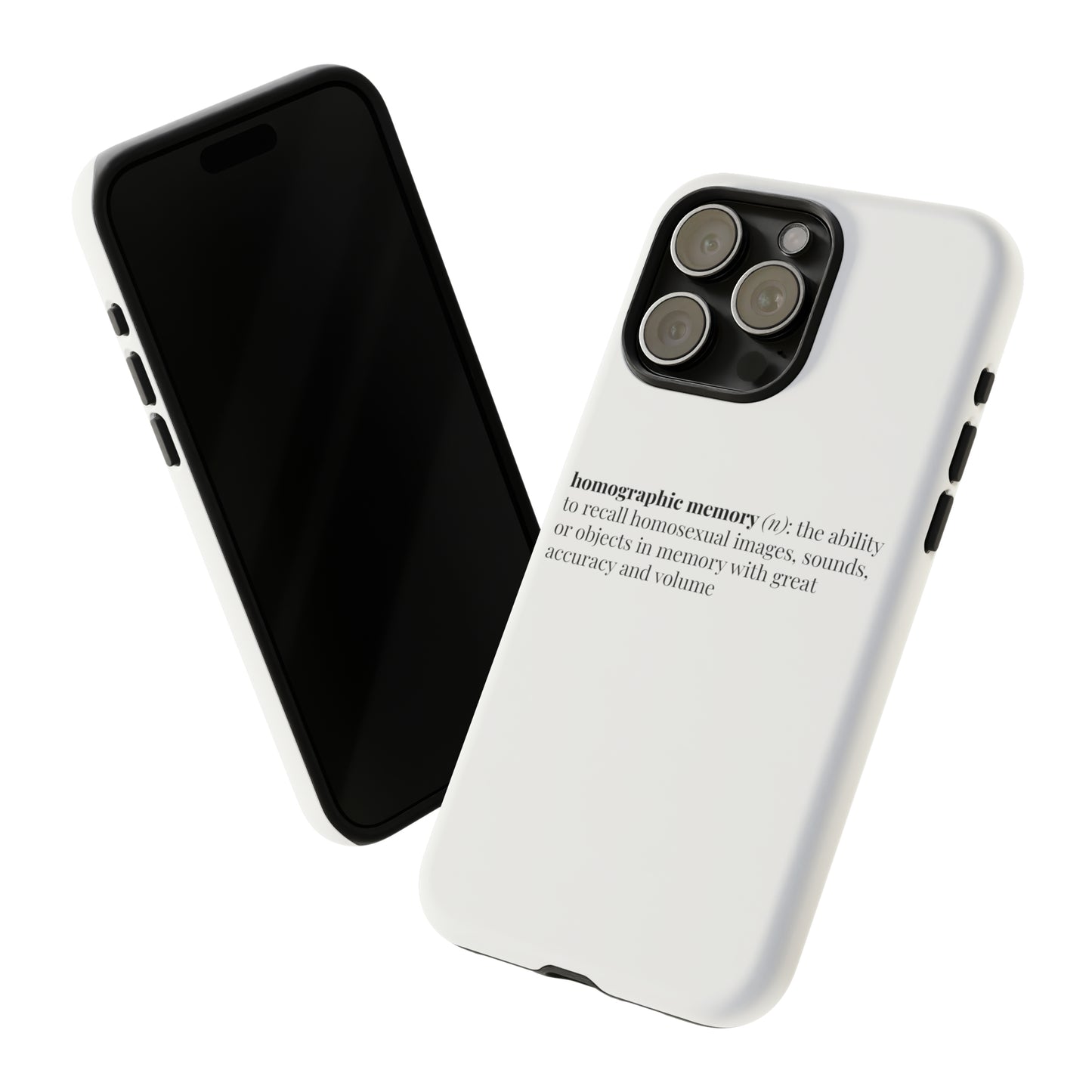 Homographic Memory White Phone Case