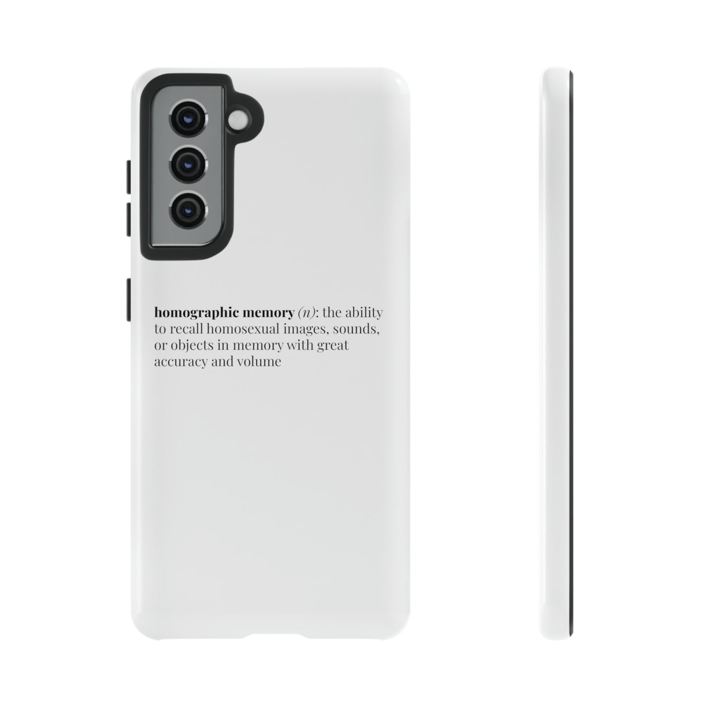 Homographic Memory White Phone Case