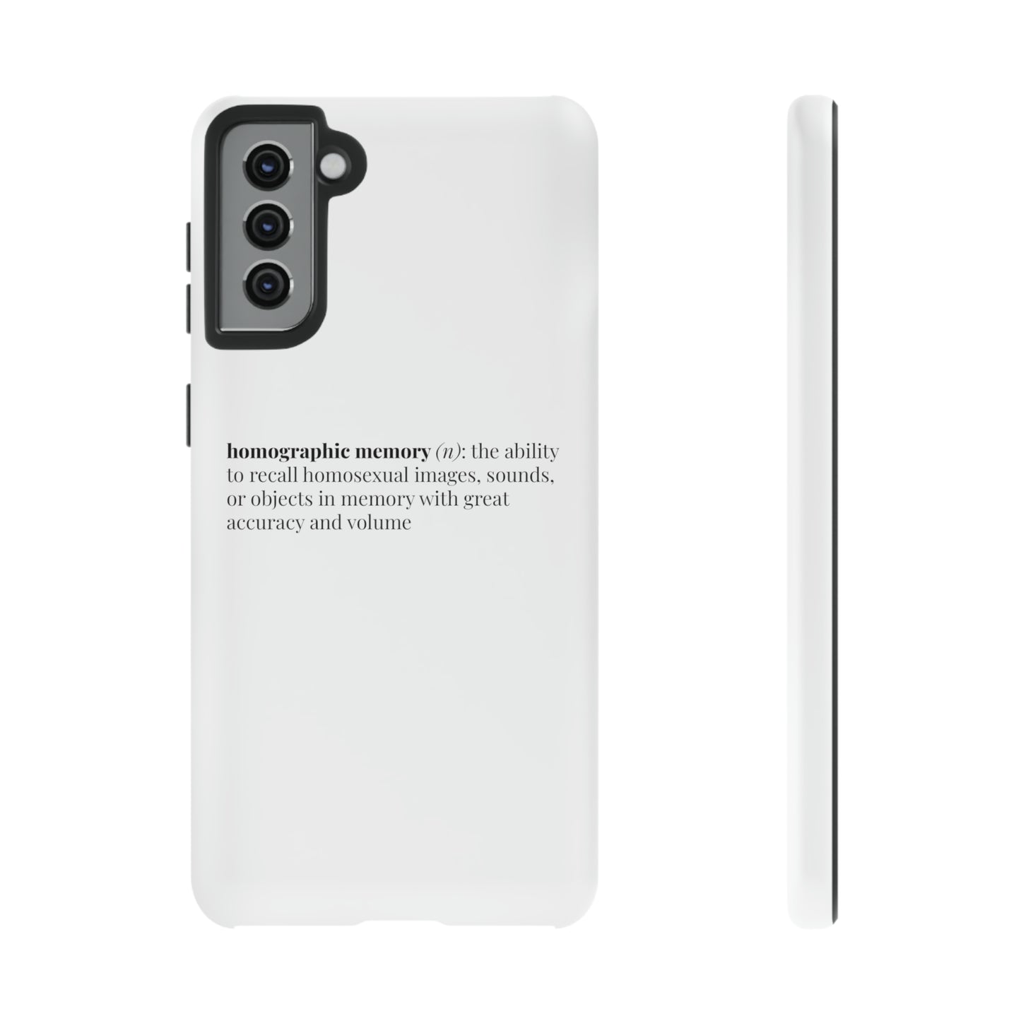 Homographic Memory White Phone Case