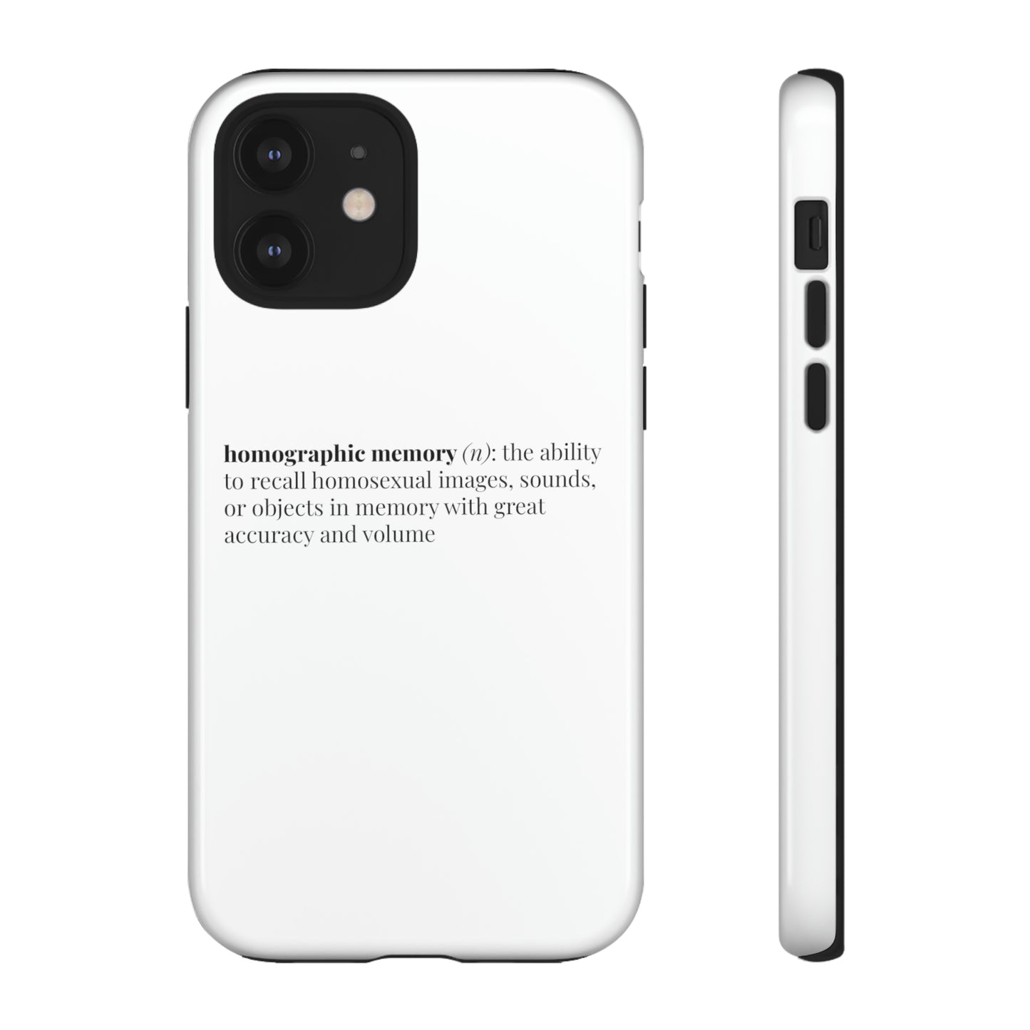 Homographic Memory White Phone Case