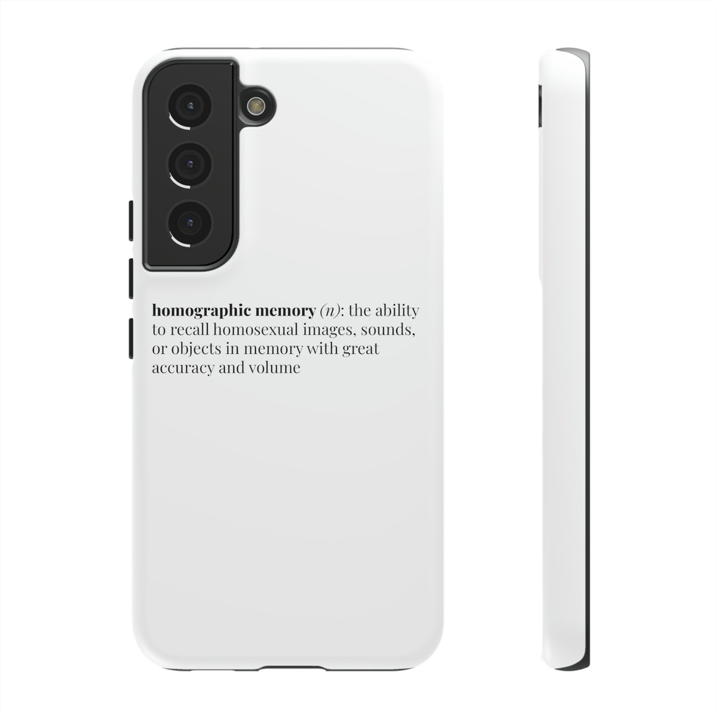 Homographic Memory White Phone Case