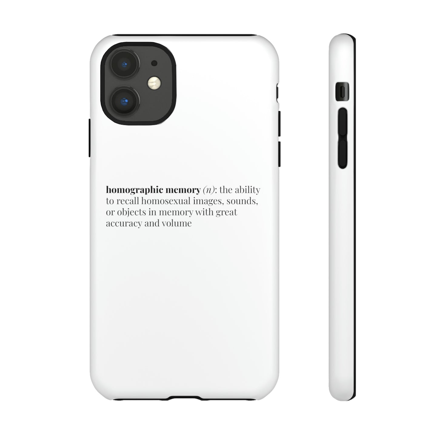 Homographic Memory White Phone Case