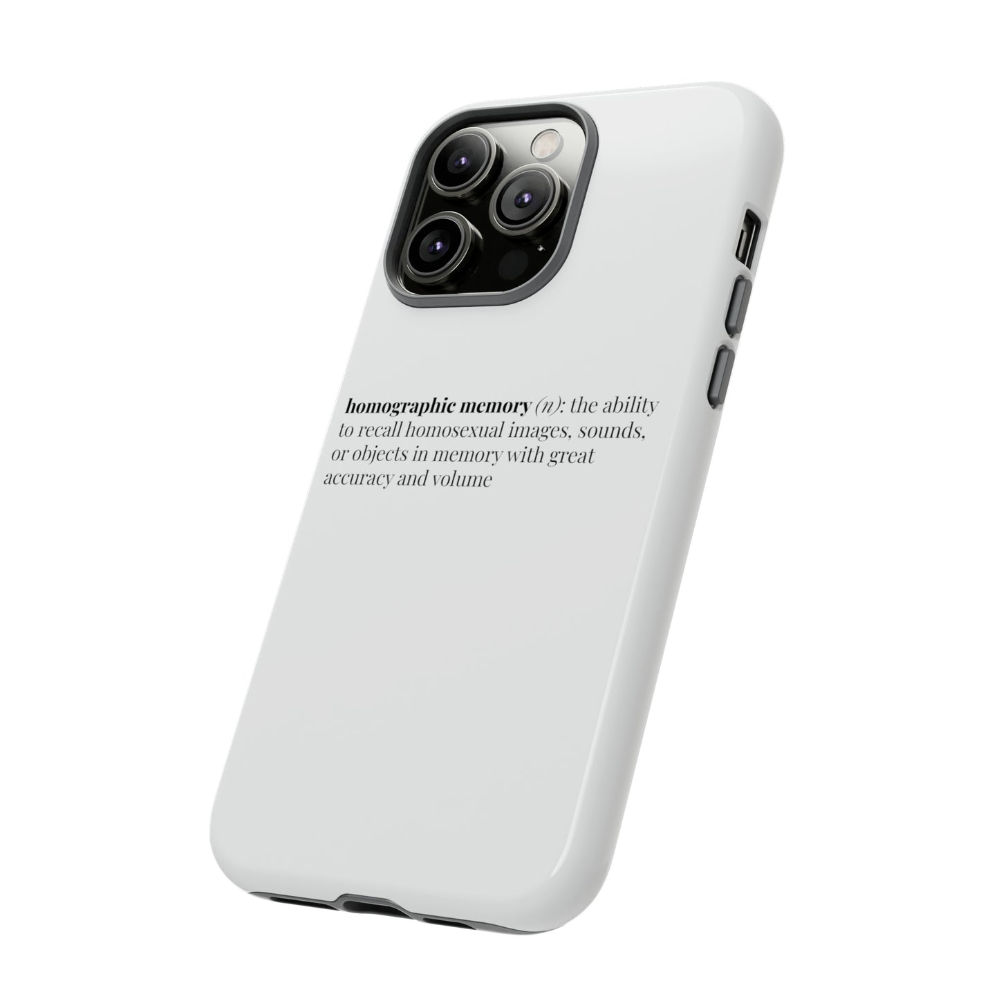 Homographic Memory White Phone Case